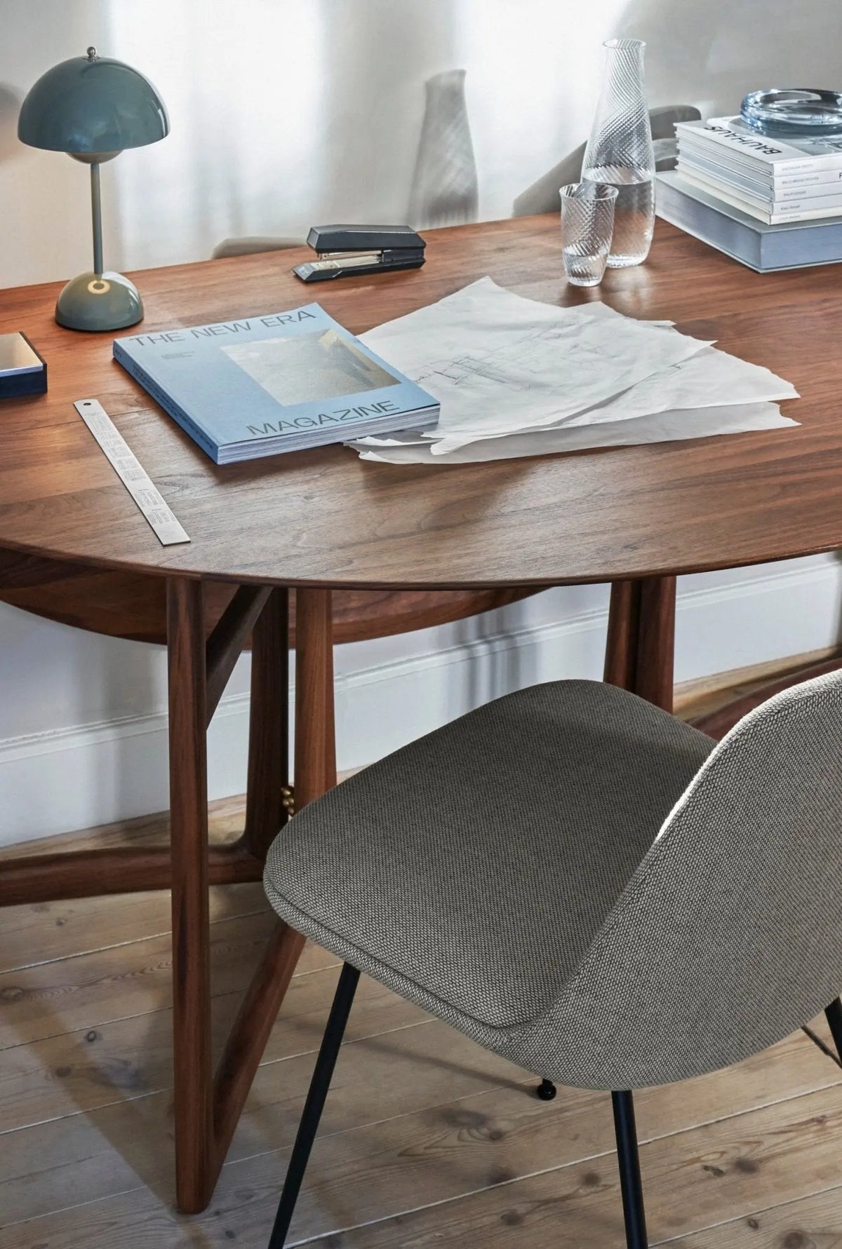 &Tradition Flowerpot VP9 Portable pöytävalaisin stone blue - Laatukaluste