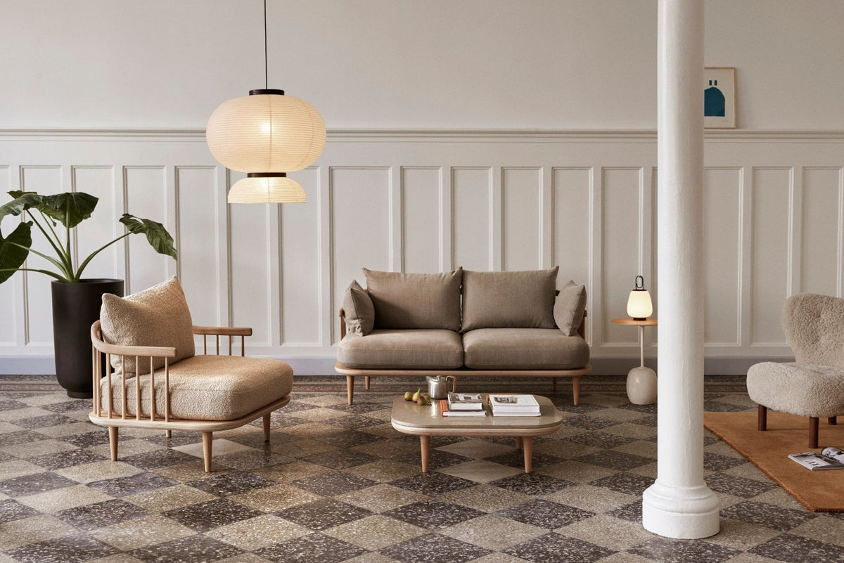 &Tradition Fly sohva SC2 valkoöljytty tammi Hot Madison 094 - Laatukaluste