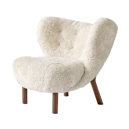 &Tradition Little Petra nojatuoli Moonlight lampaantalja/pähkinä - Laatukaluste