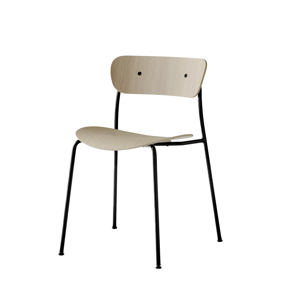 &Tradition Pavilion AV1 tuoli tammi/musta - Laatukaluste
