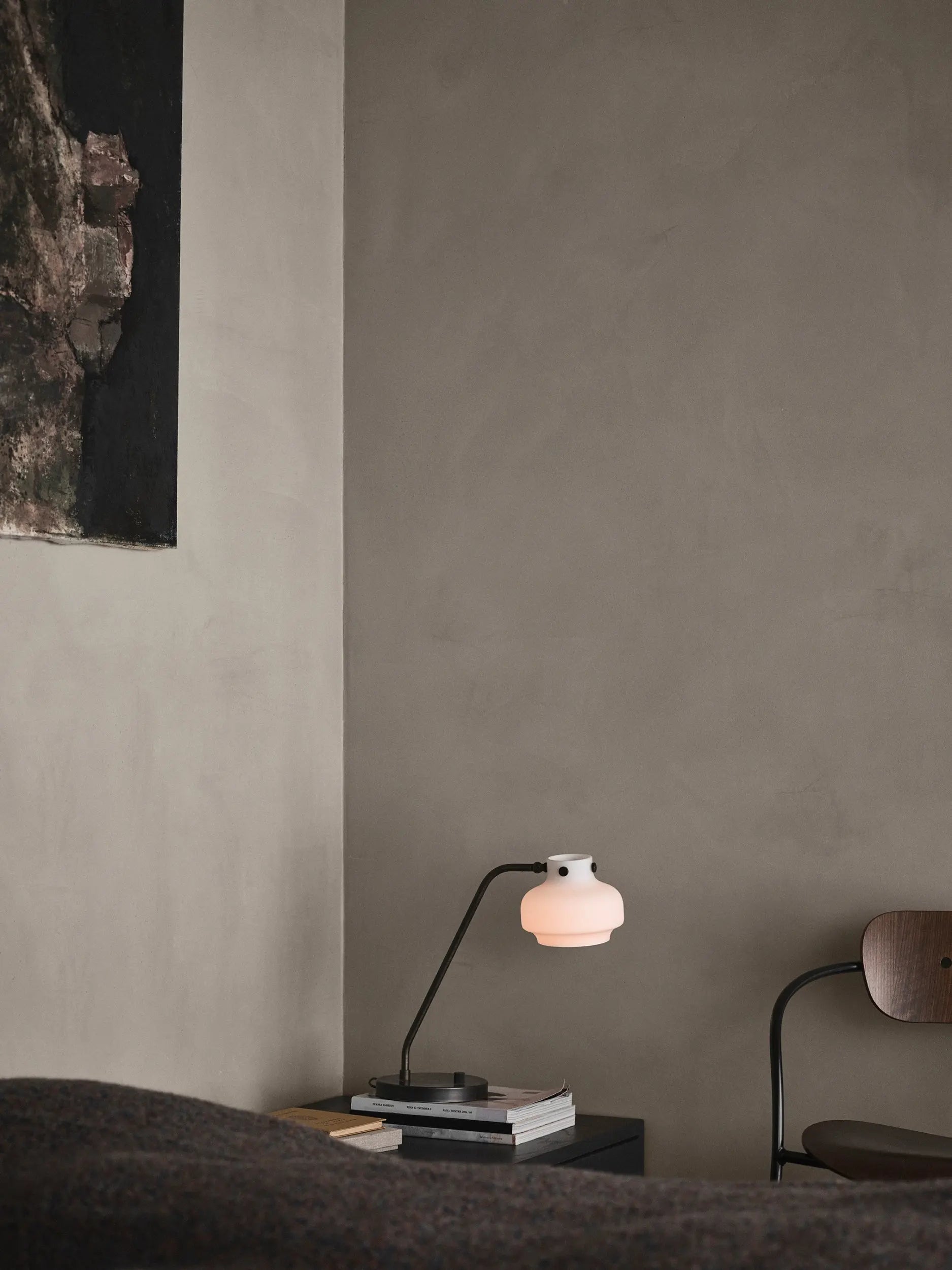 &Tradition Pavilion AV6 nojatuoli musta/canvas 174 &Tradition