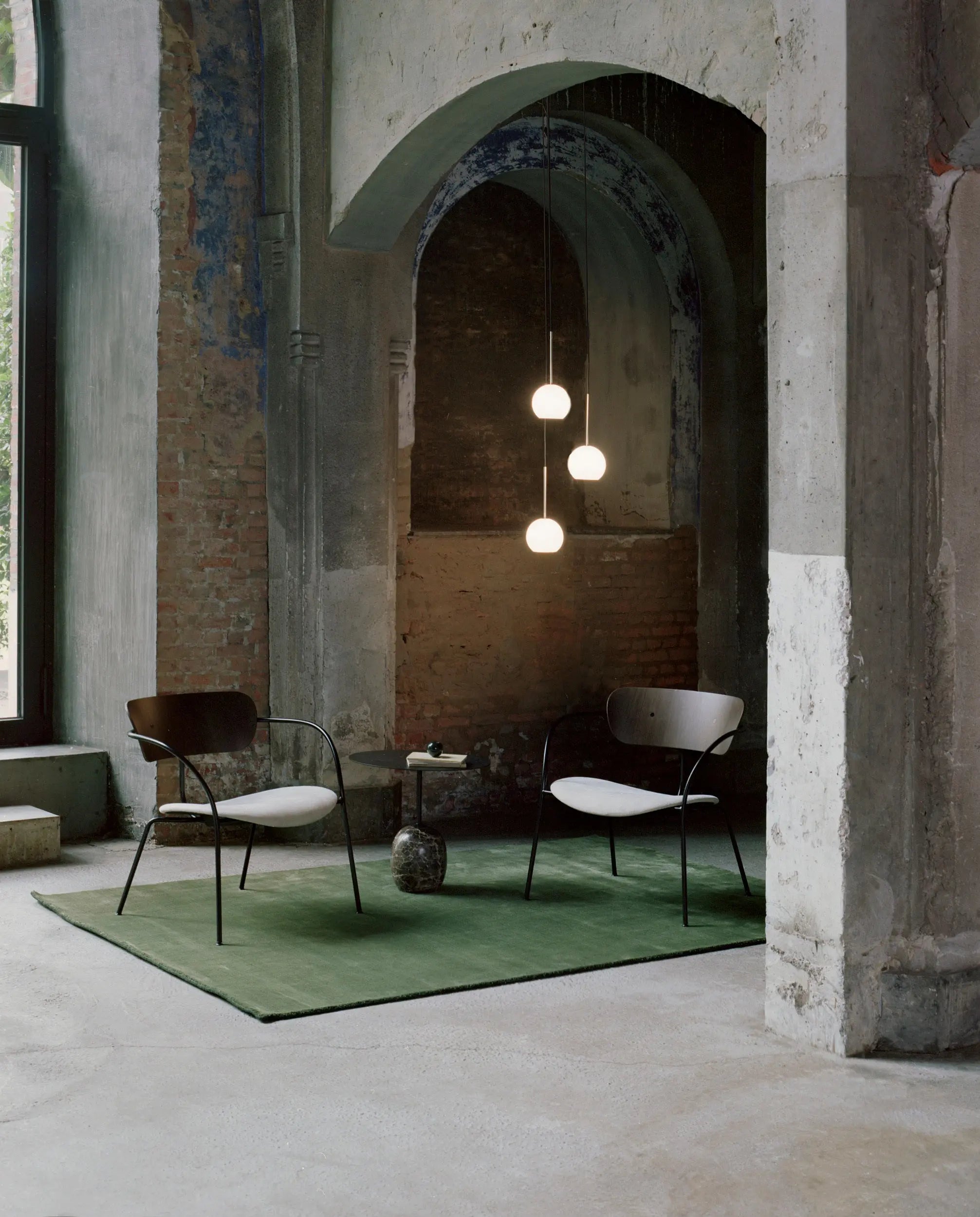 &Tradition Pavilion AV6 nojatuoli pähkinä/vidar 333 &Tradition