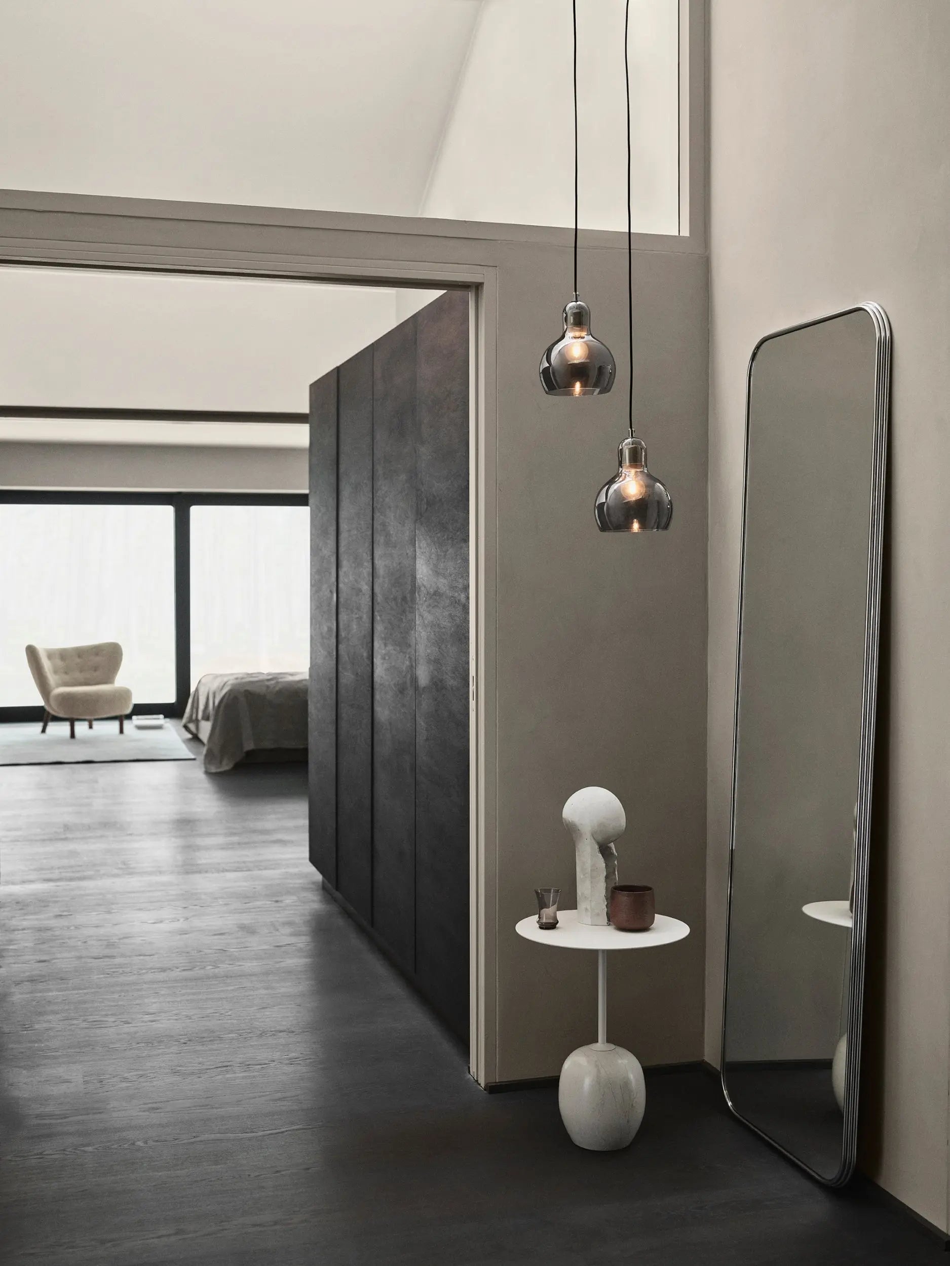 &Tradition Sillon SH7 peili kromi &Tradition