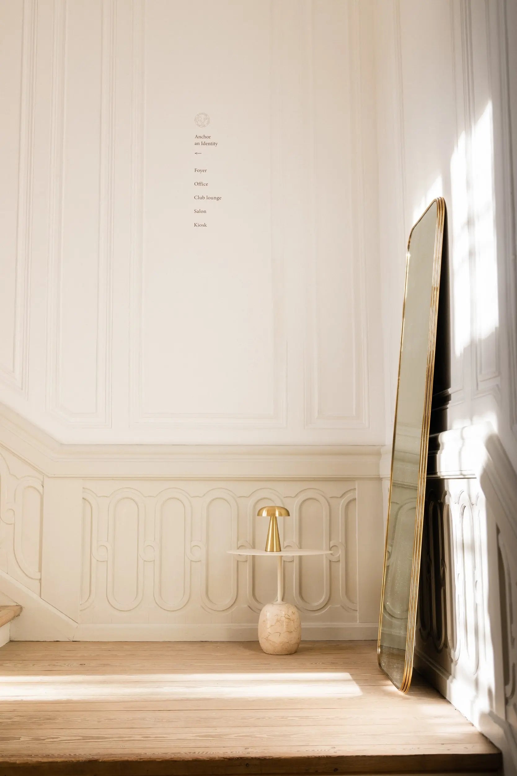 &Tradition Sillon SH7 peili messinki &Tradition