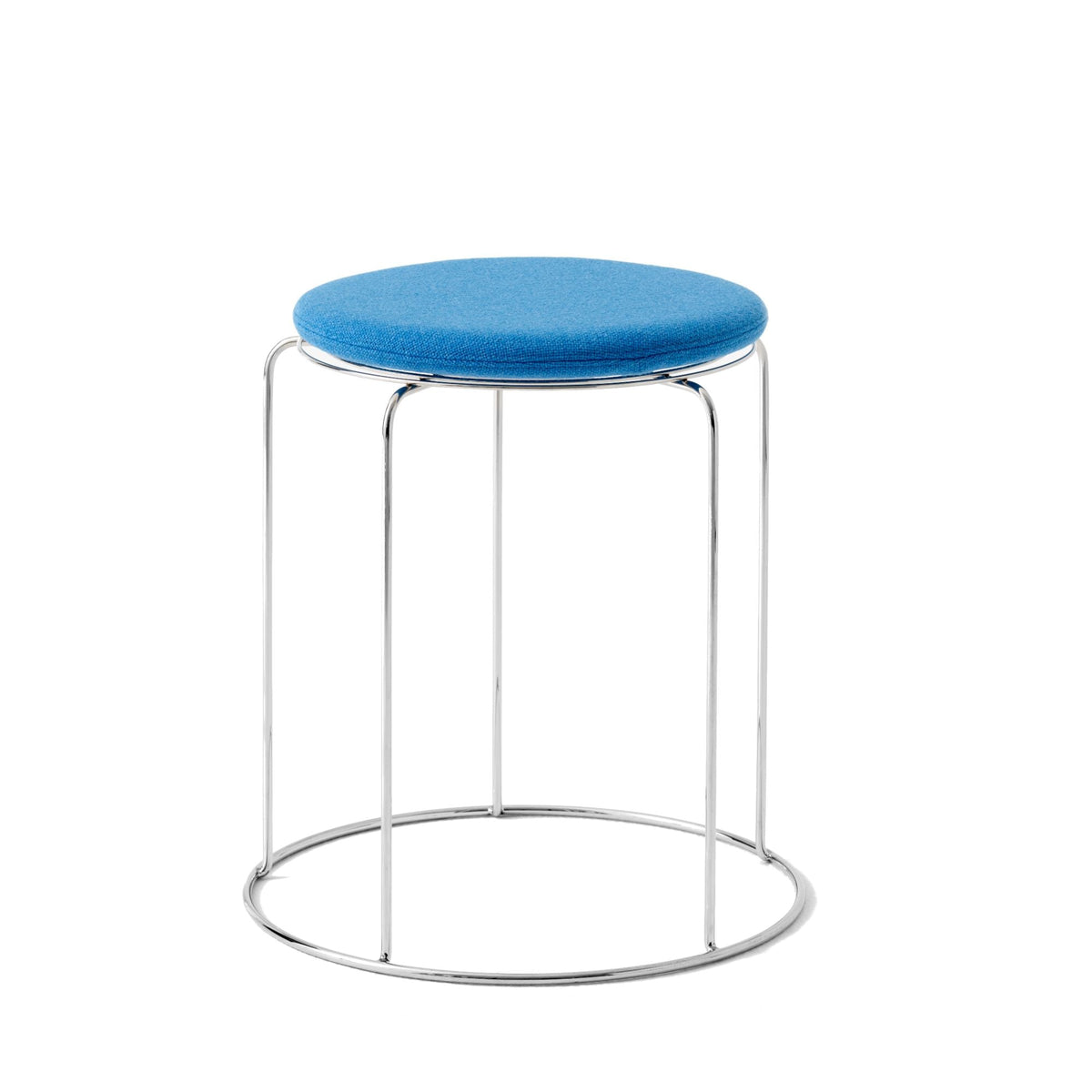 &Tradition Wire Stool VP11 jakkaran istuintyyny sininen &Tradition