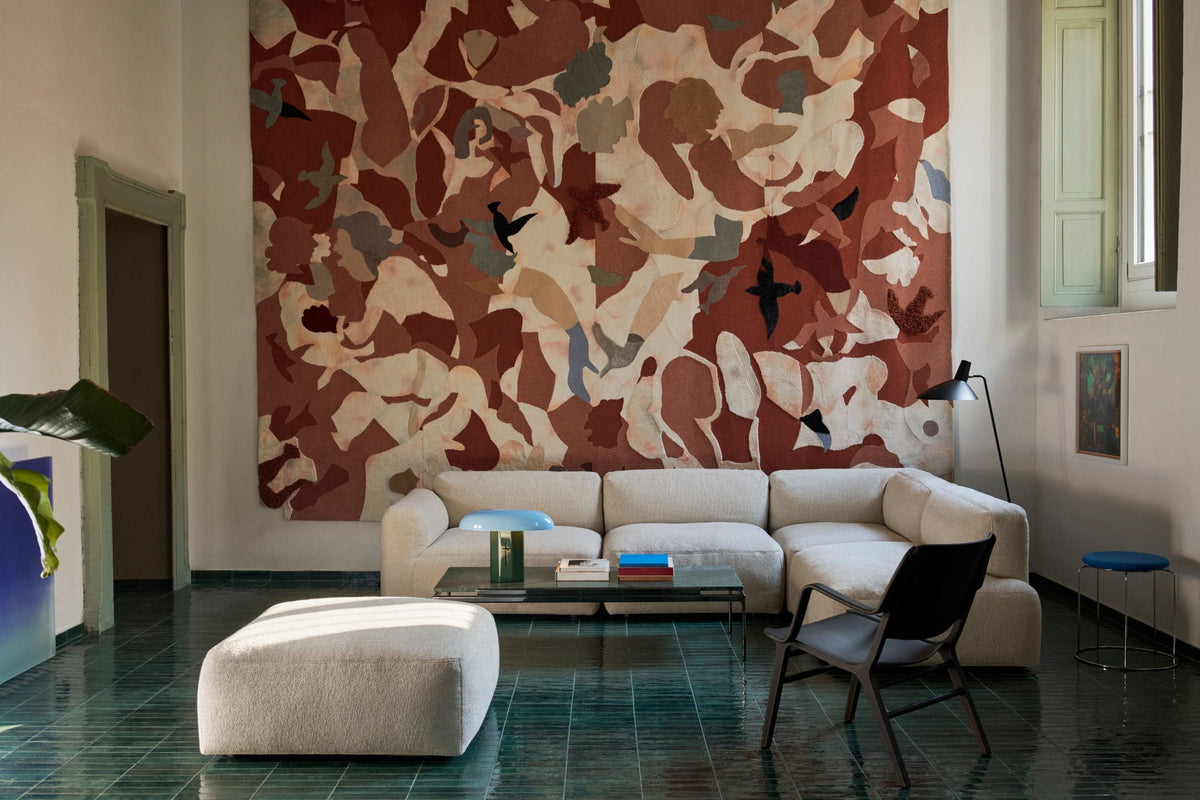 &Tradition Wire Stool VP11 jakkaran istuintyyny sininen &Tradition