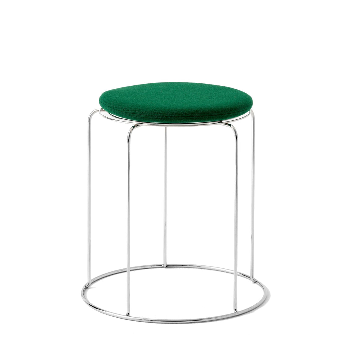 &Tradition Wire Stool VP11 jakkaran istuintyyny vihreä &Tradition