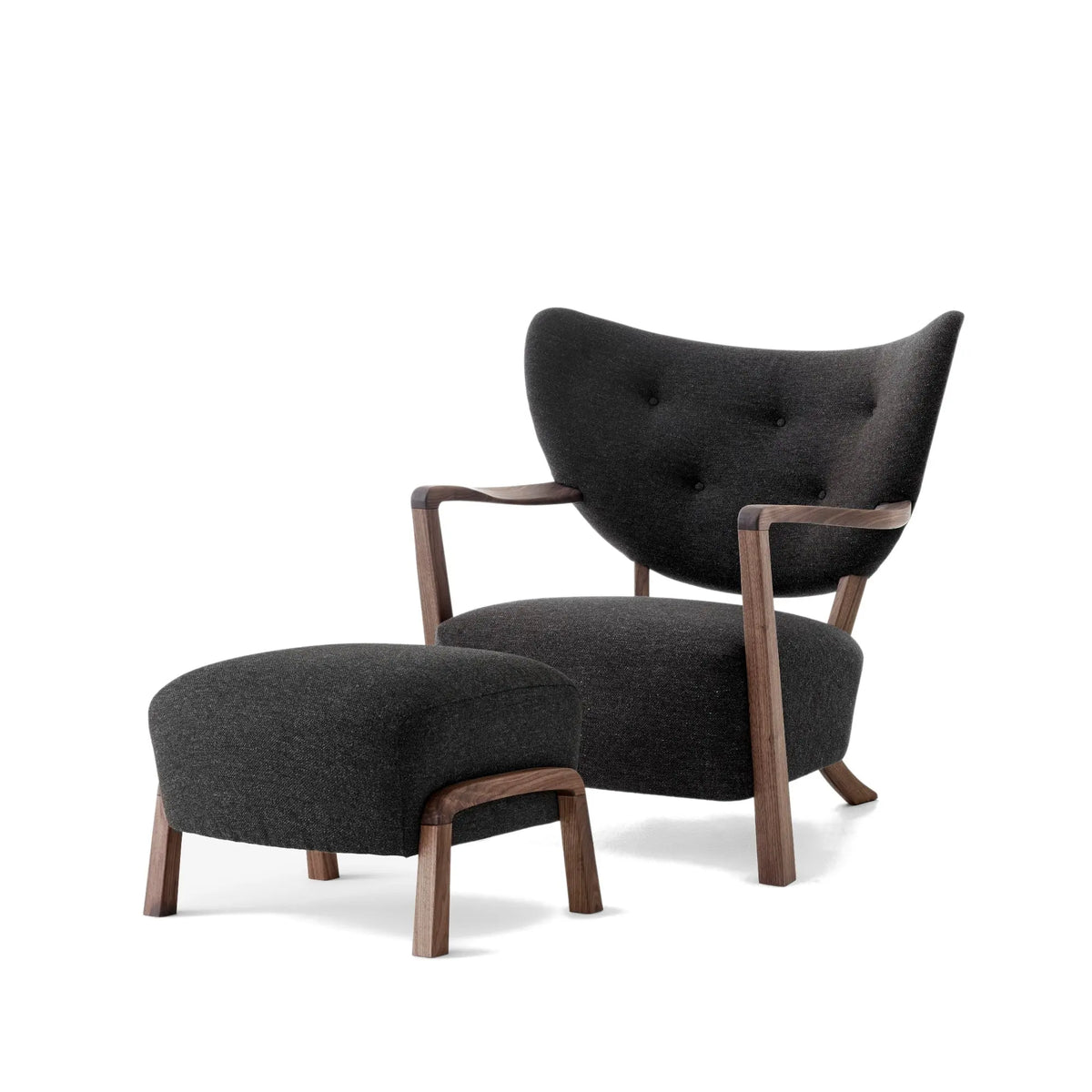 &Tradition Wulff ATD2 nojatuoli pähkinä/Hallingdal 376 &Tradition