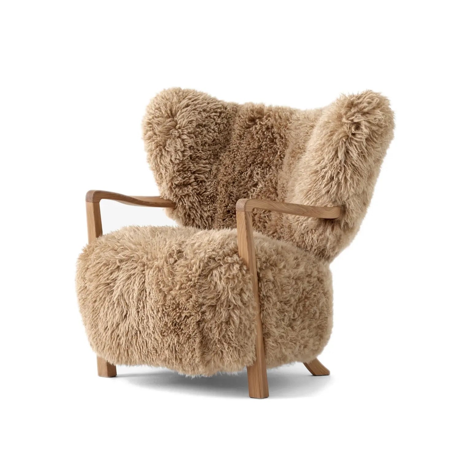 &Tradition Wulff ATD2 nojatuoli tammi/Sheepskin honey &Tradition
