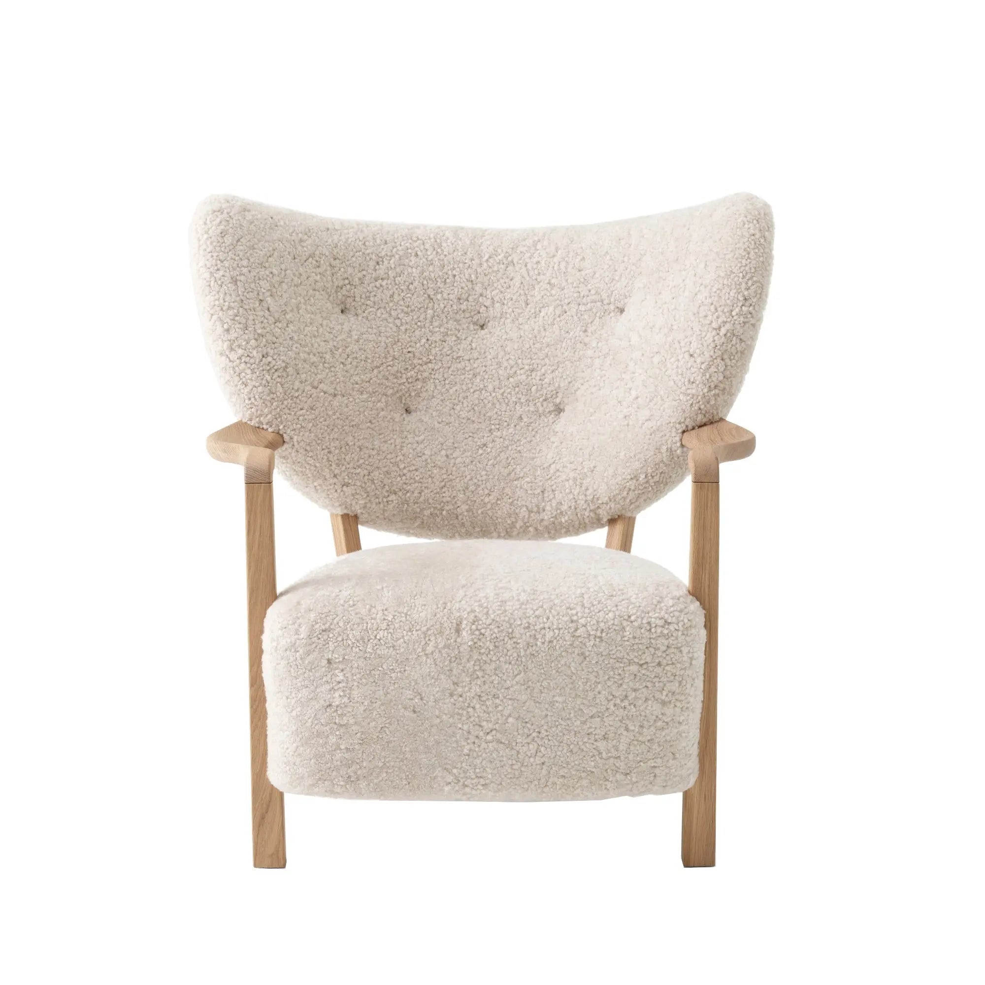 &Tradition Wulff ATD2 nojatuoli tammi/Sheepskin moonlight &Tradition