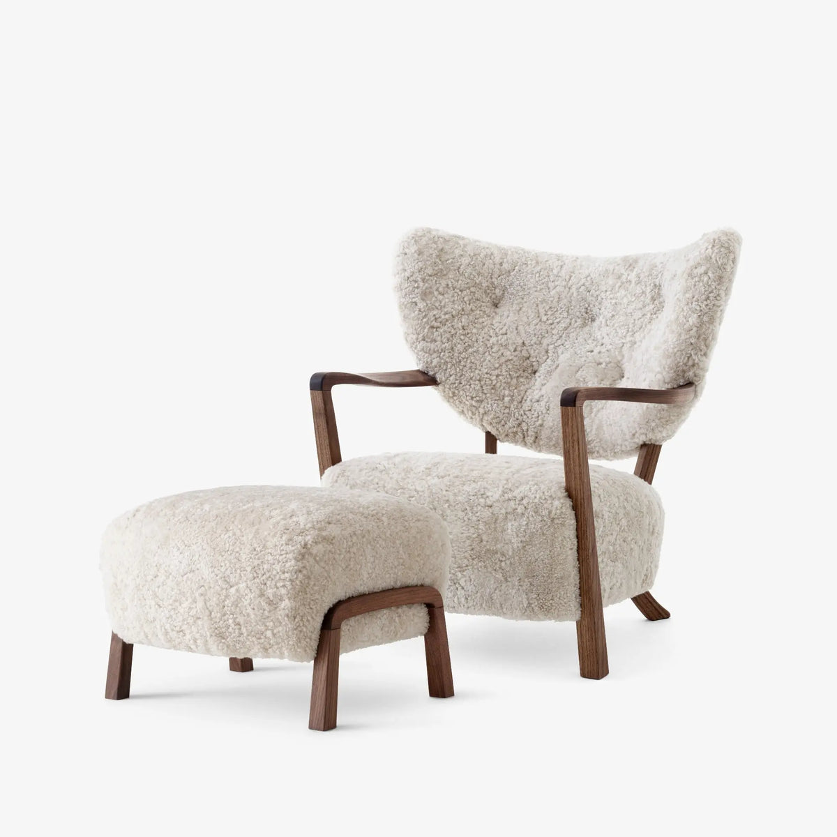 &Tradition Wulff ATD3 rahi pähkinä/Sheepskin moonlight &Tradition