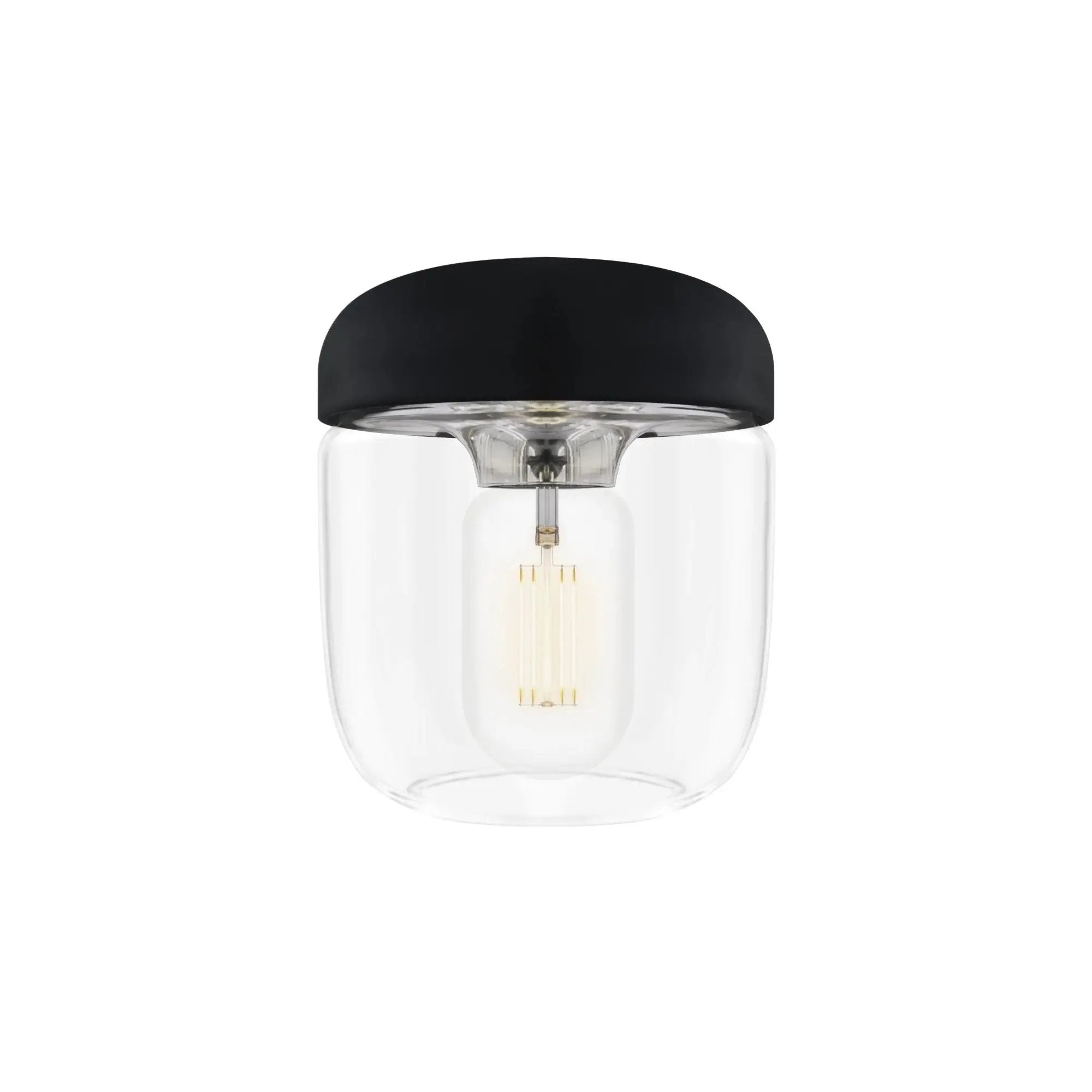 UMAGE Acorn varjostin musta/kiillotettu teräs Umage