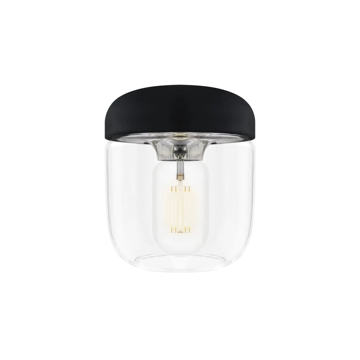 UMAGE Acorn varjostin musta/kiillotettu teräs Umage