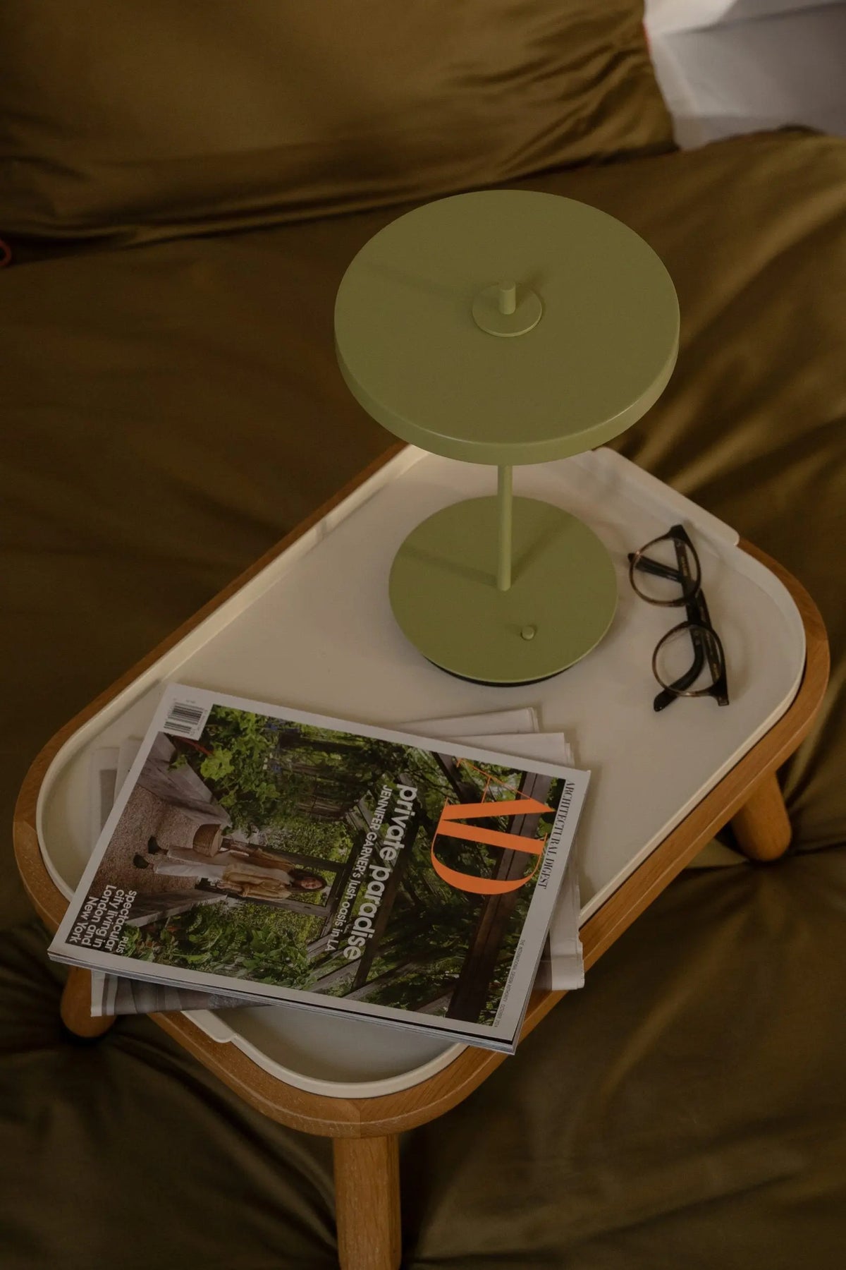 UMAGE Asteria Move pöytävalaisin vaaleanvihreä Umage