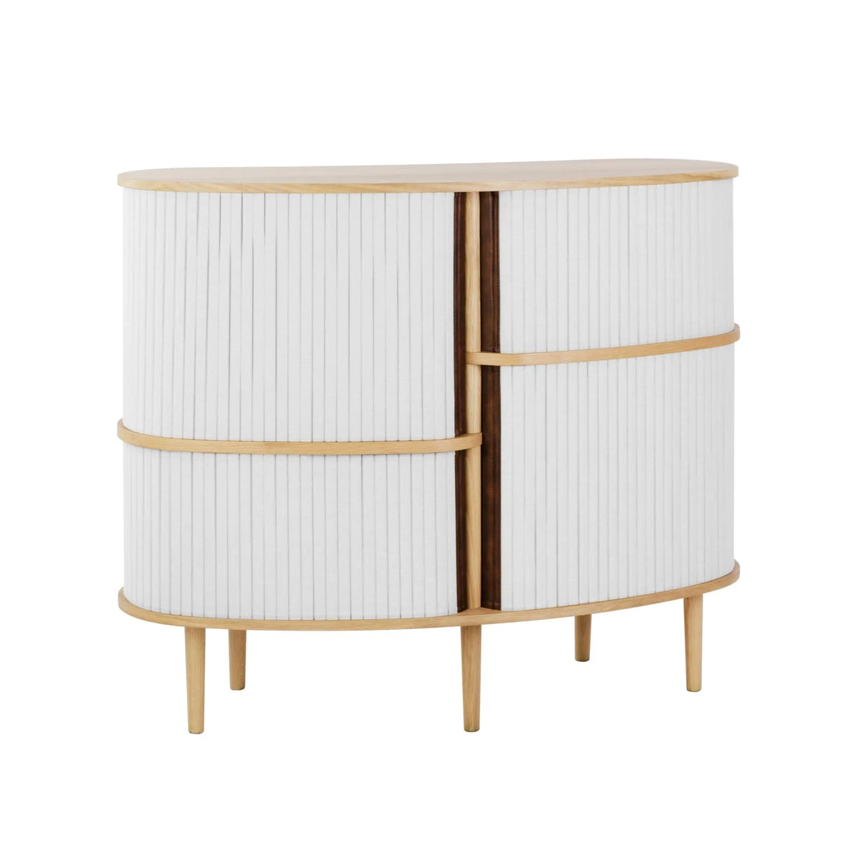 UMAGE Audacious korkea kabinetti tammi/vaaleanharmaa - Laatukaluste