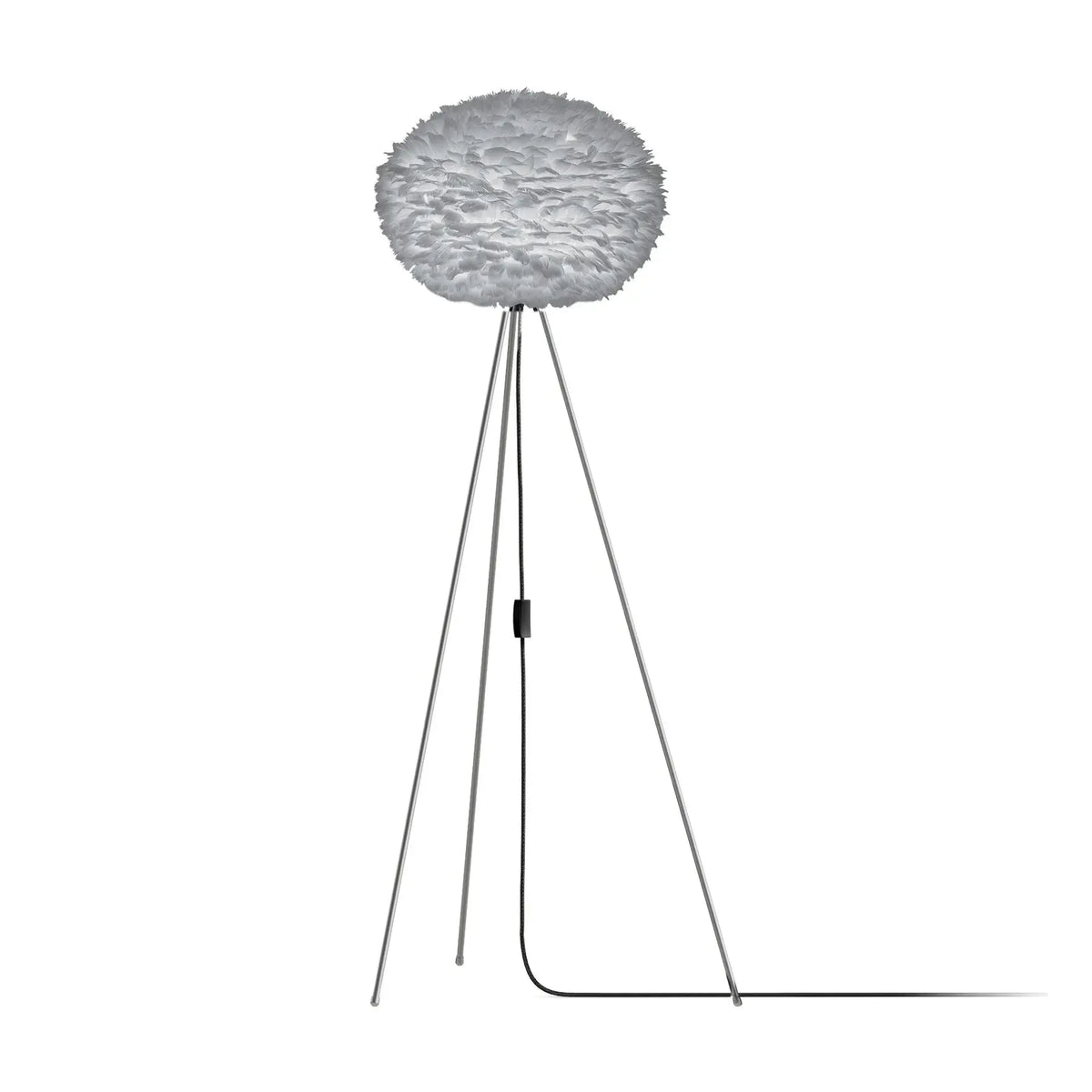 UMAGE Eos Tripod lattiavalaisin L harmaa - Laatukaluste