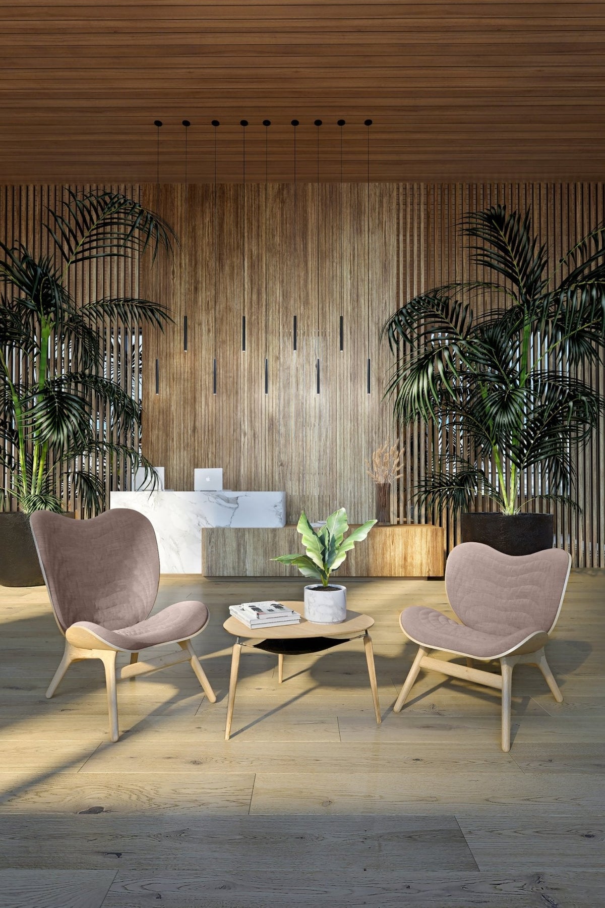 UMAGE Hang Out sohvapöytä tammi/teräs - Laatukaluste