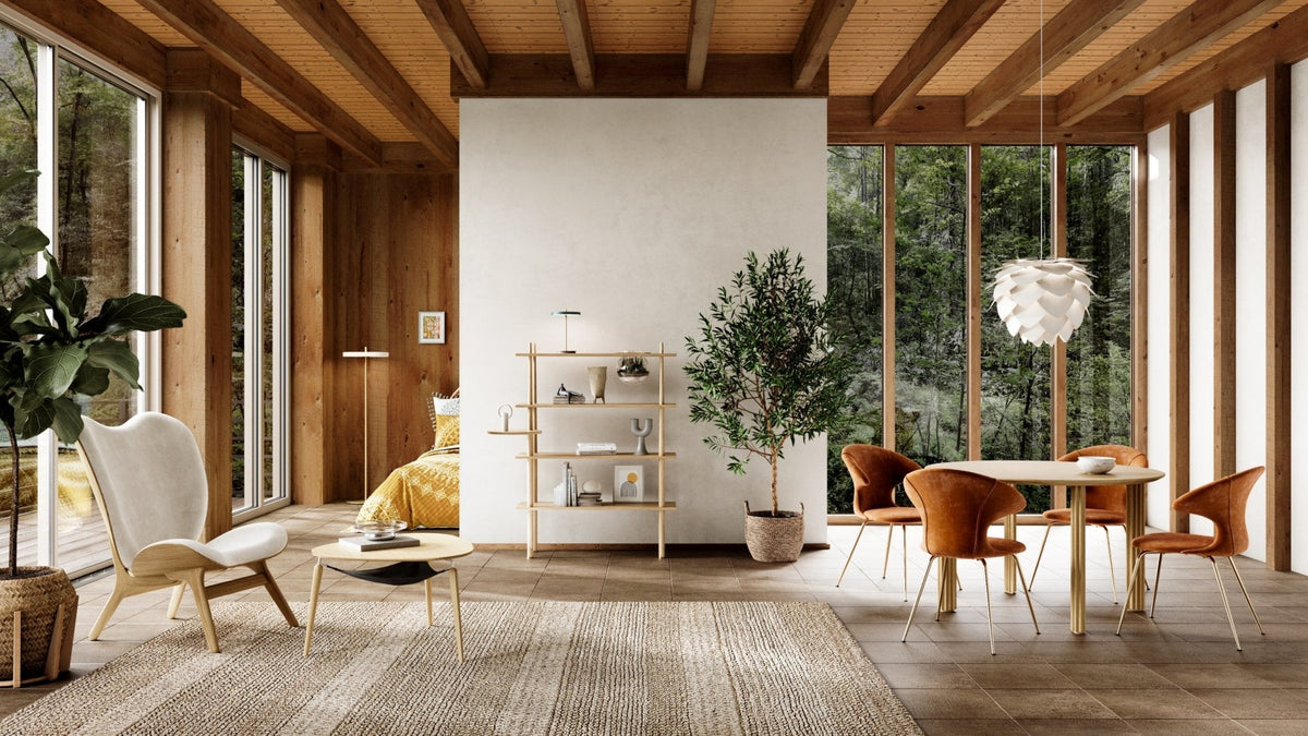 UMAGE Hang Out sohvapöytä tammi/teräs - Laatukaluste