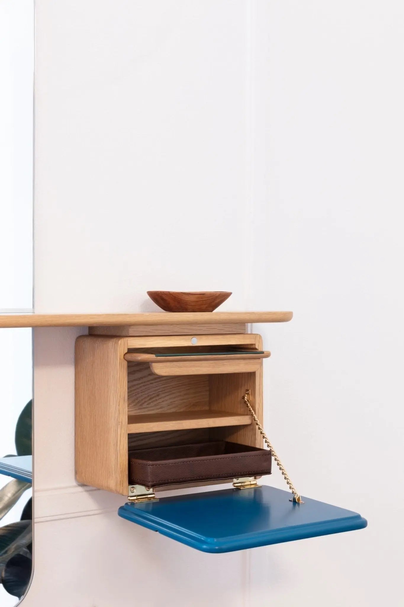 UMAGE One More Look peili tammi/petroolinsininen - Laatukaluste