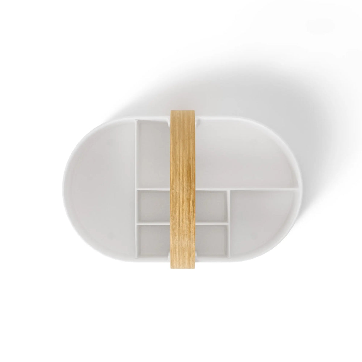 Umbra Bellwood Caddy säilytin valkoinen/natural - Laatukaluste