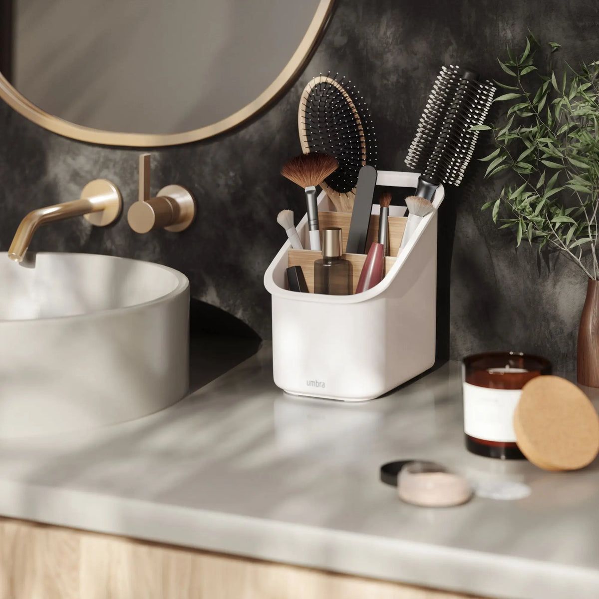 Umbra Bellwood keittiövälineteline valkoinen/natural Umbra