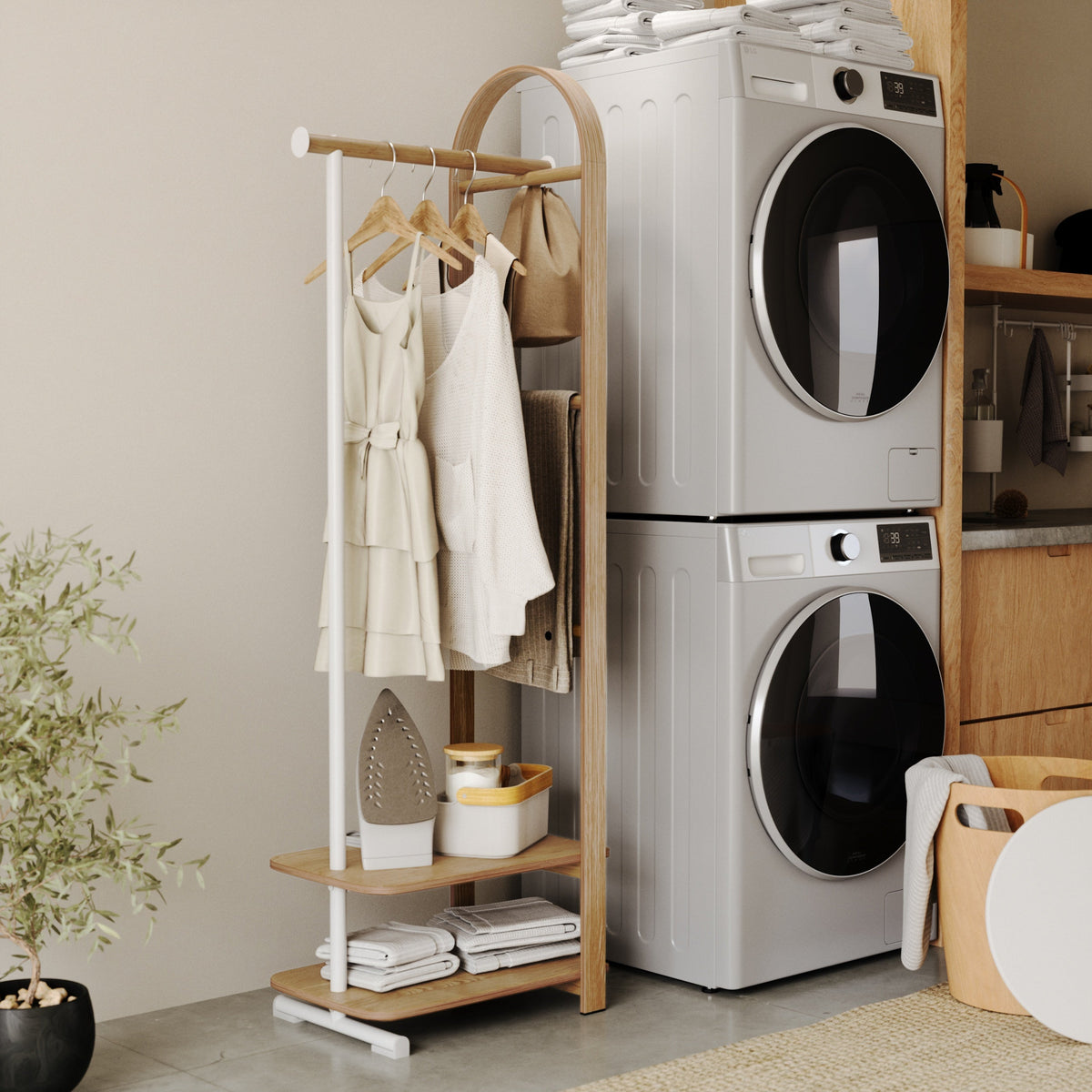 Umbra Bellwood vaateteline valkoinen Umbra