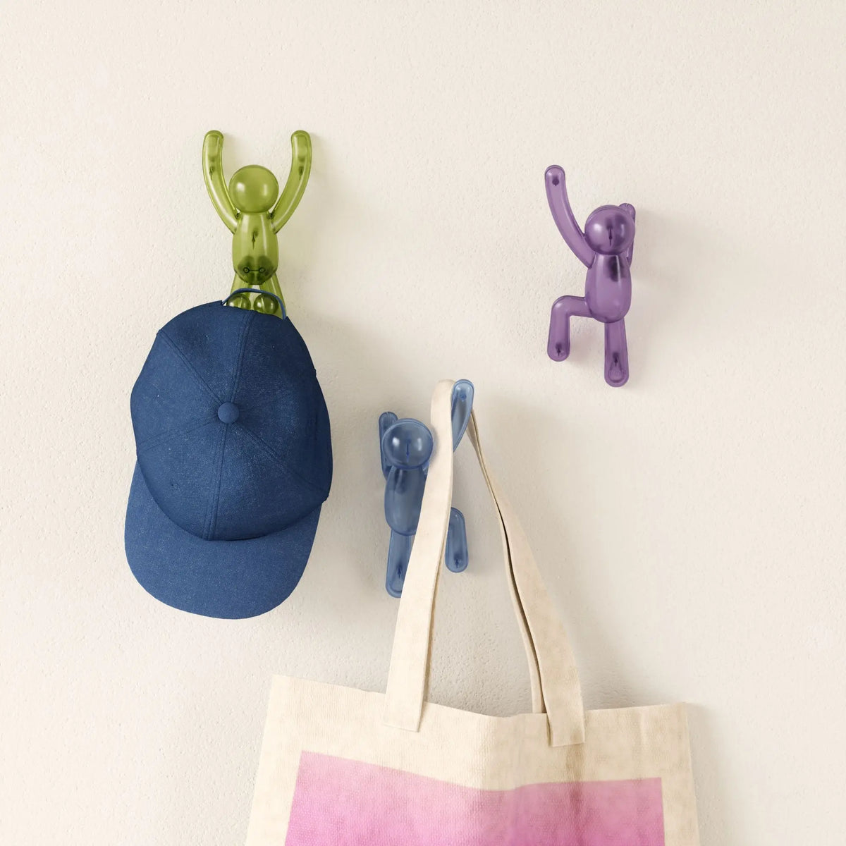 Umbra Buddy Pin-Point Hooks naulakko läpikuultava Umbra