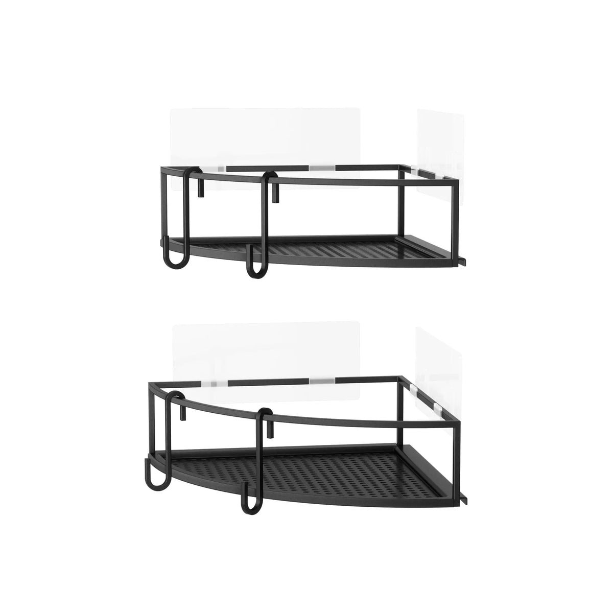 Umbra Cubiko kulmasuihkuhylly musta 2kpl Umbra