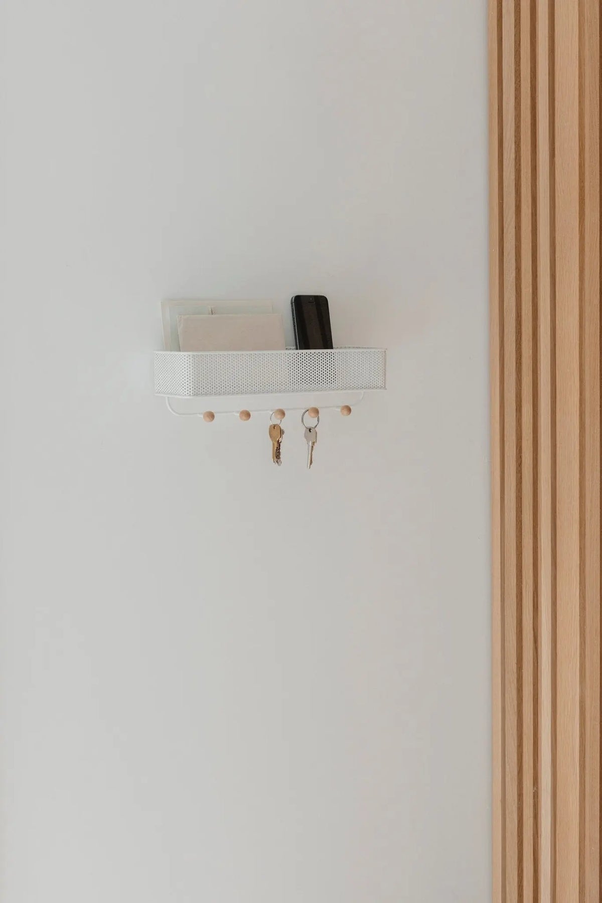 Umbra Estique naulakko säilytyskorilla valkoinen - Laatukaluste