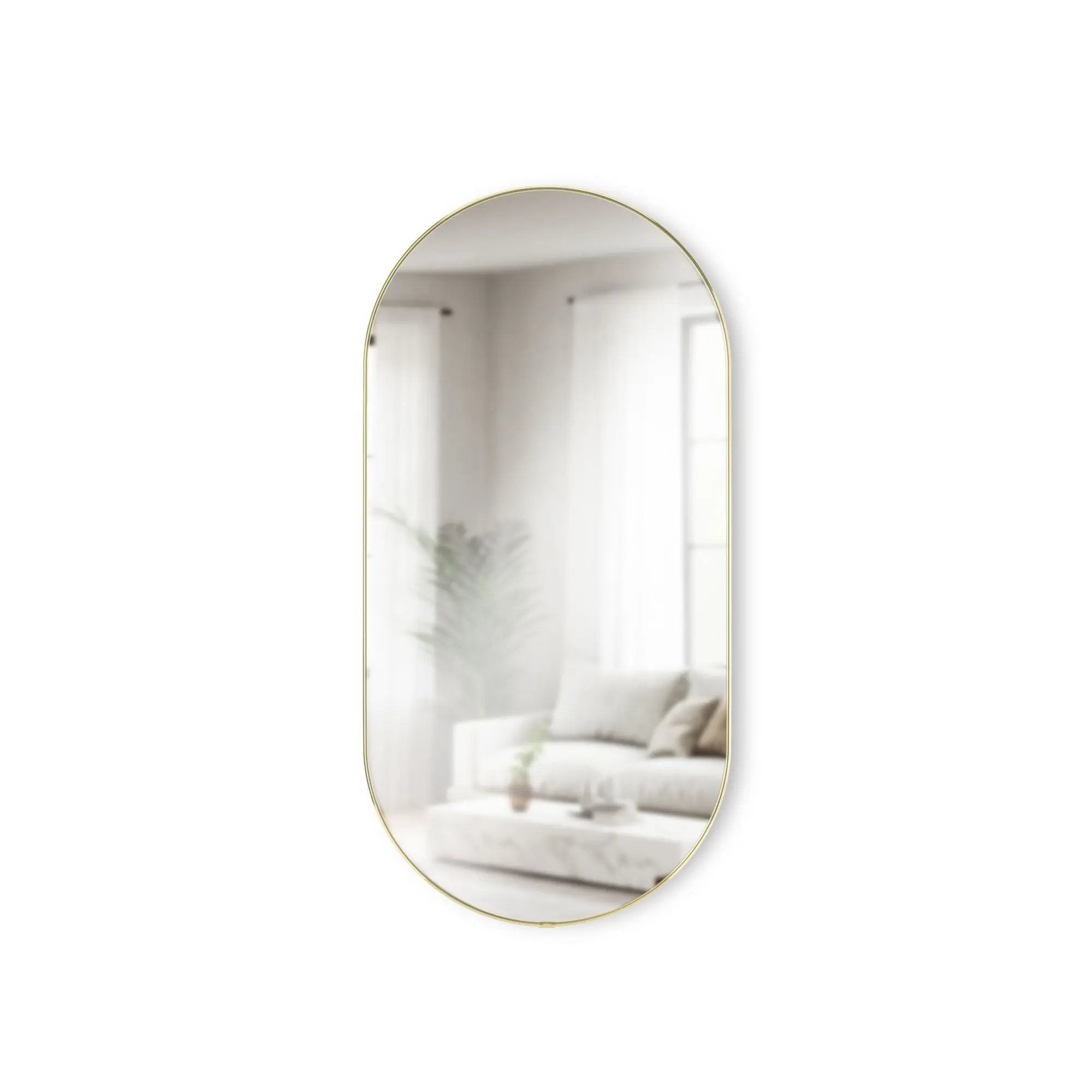 Umbra Hubba Pill peili pieni messinki Umbra