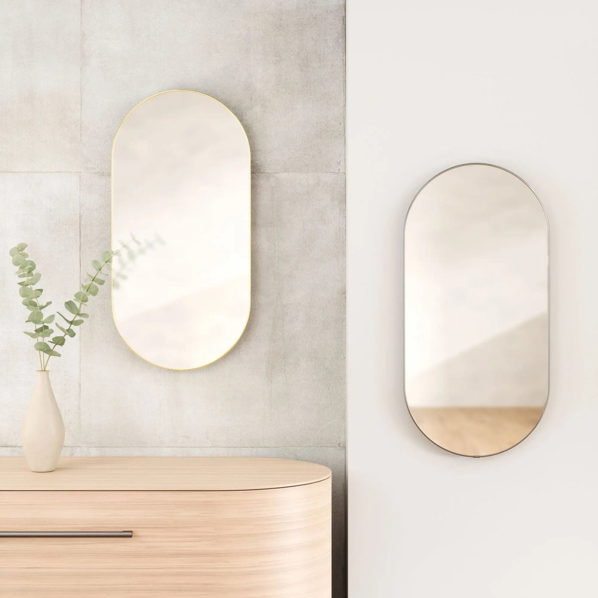 Umbra Hubba Pill peili pieni messinki Umbra