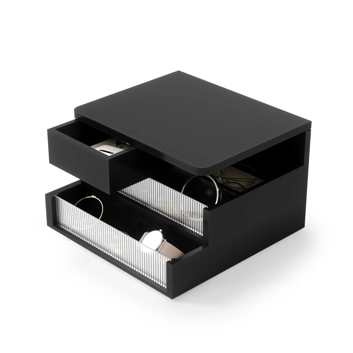 Umbra Malibu säilytysrasia musta Umbra