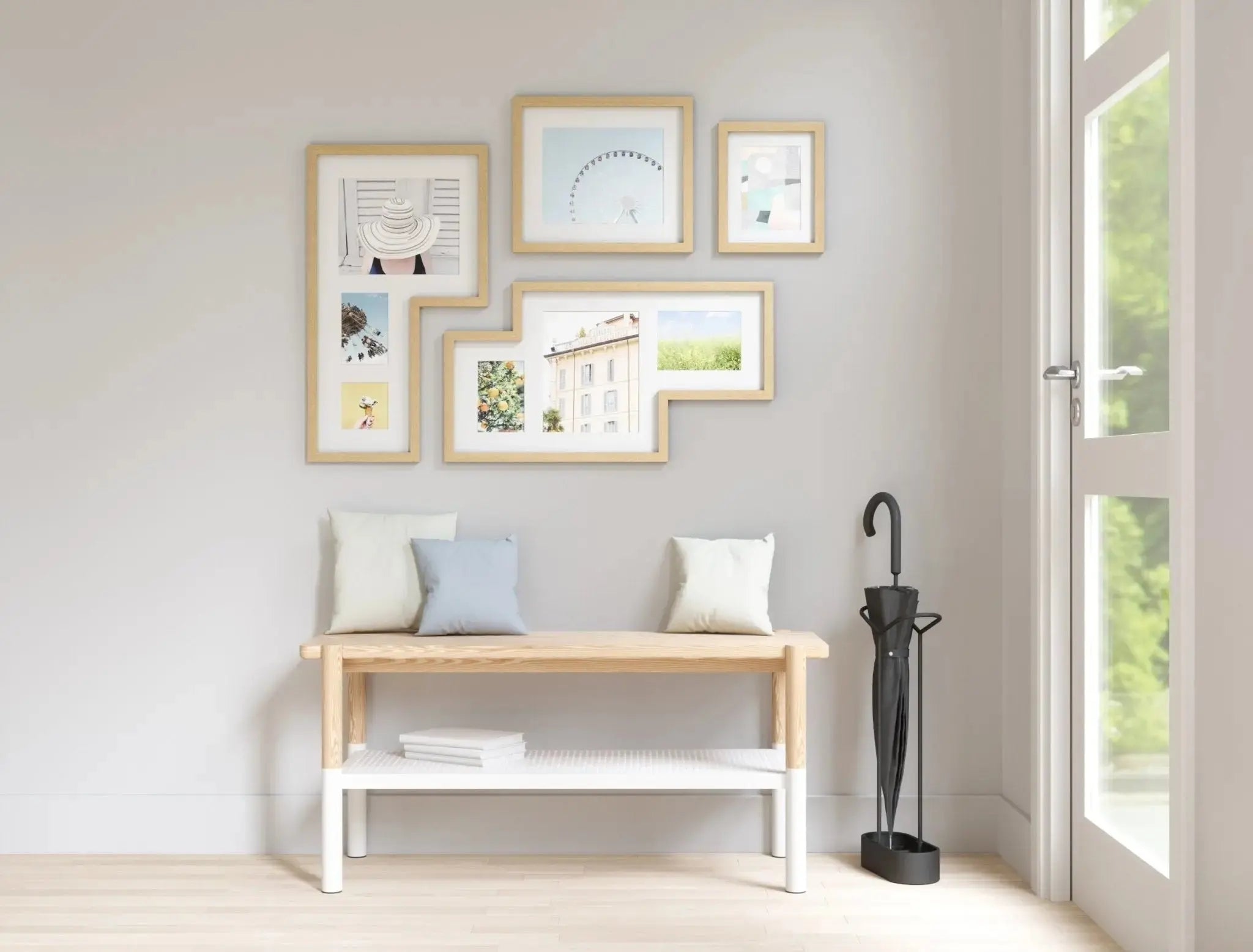 Umbra Mingle Gallery kehykset 4kpl natural - Laatukaluste