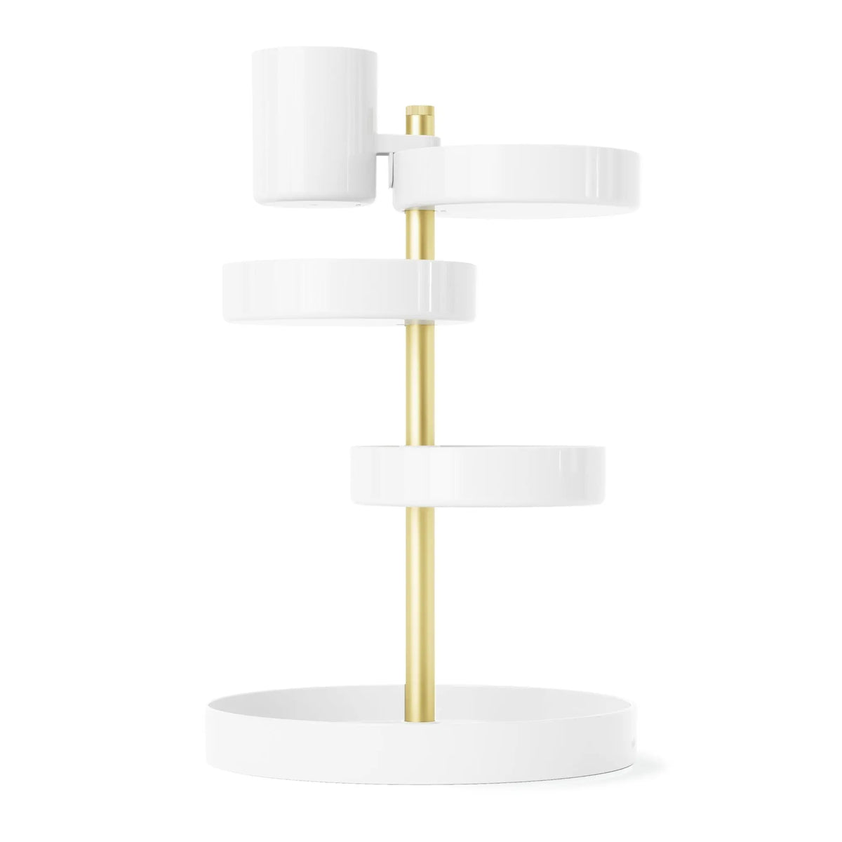 Umbra Pirouette pyörivä säilytysteline valkoinen - Laatukaluste