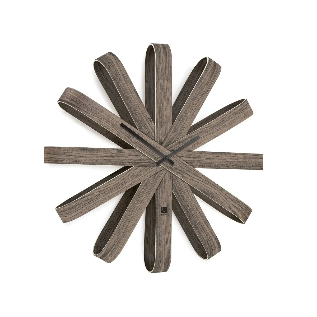 Umbra Ribbonwood seinäkello pähkinä - Laatukaluste