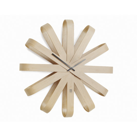 Umbra Ribbonwood seinäkello pyökki - Laatukaluste