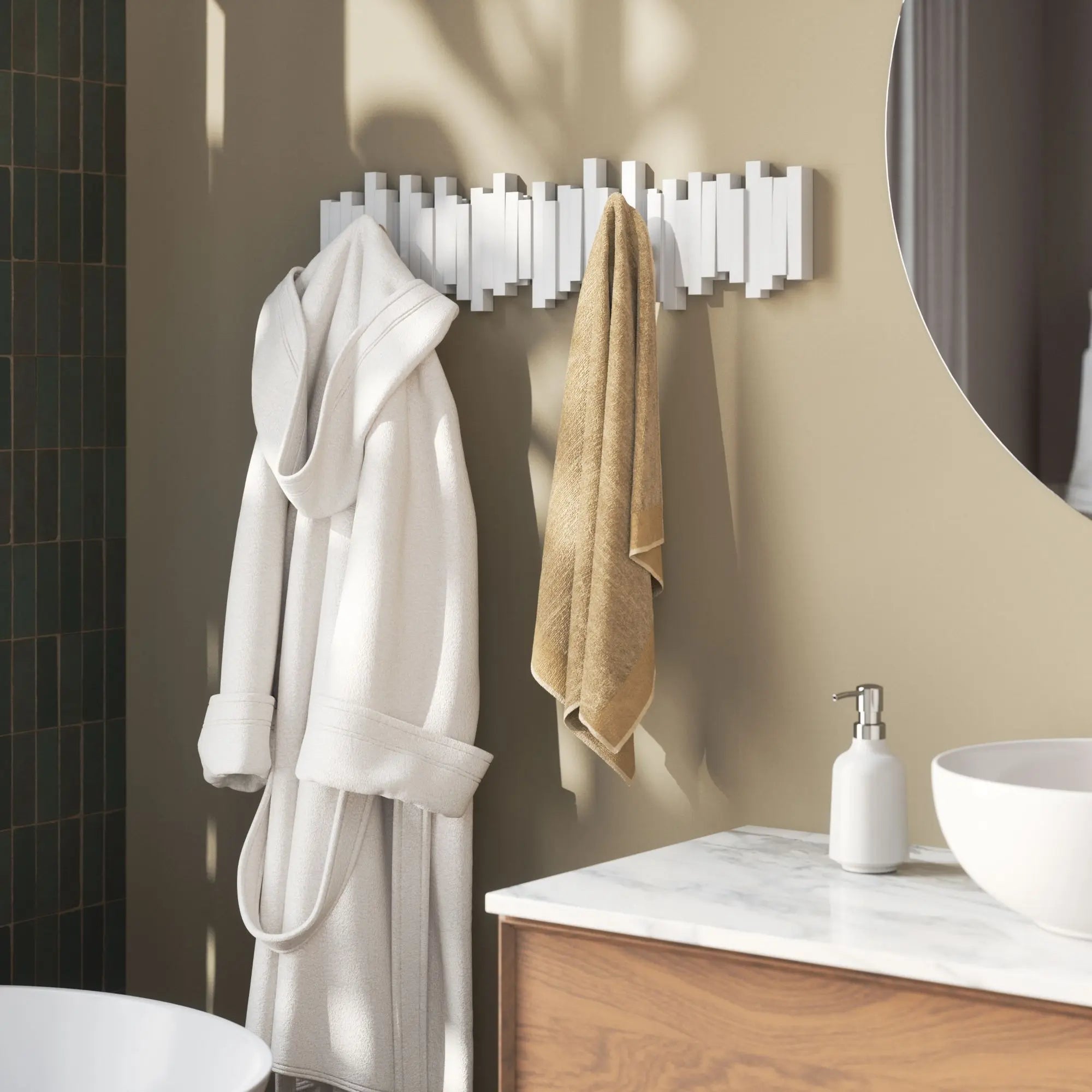 Umbra Sticks 8 naulakko valkoinen Umbra