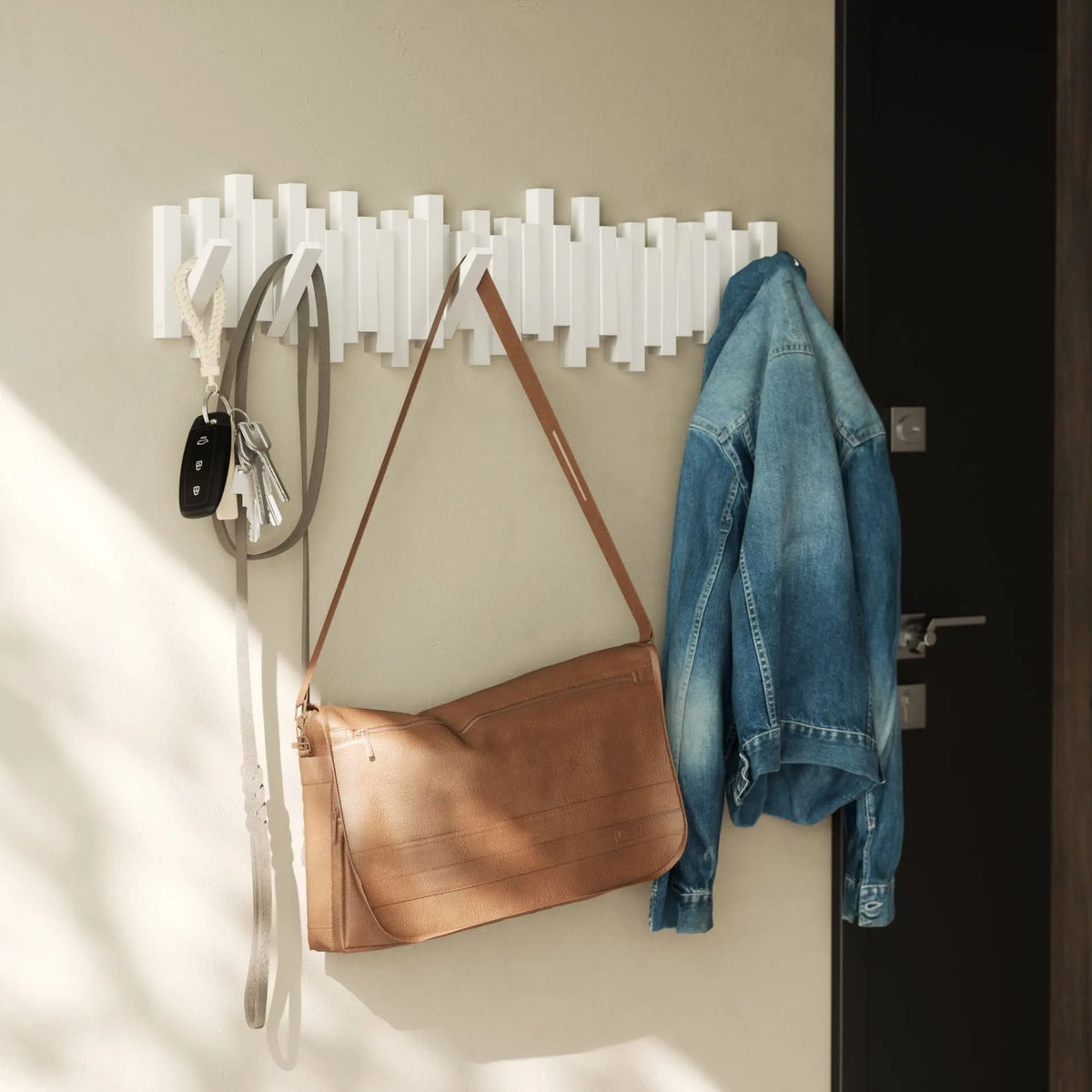 Umbra Sticks 8 naulakko valkoinen Umbra