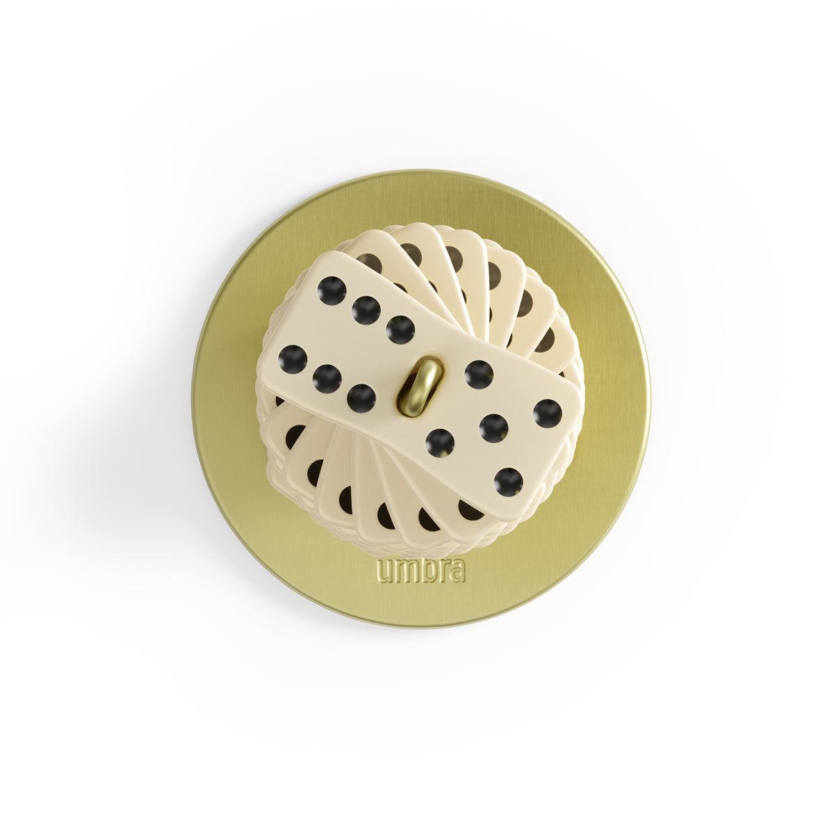 Umbra Spintile dominos brass