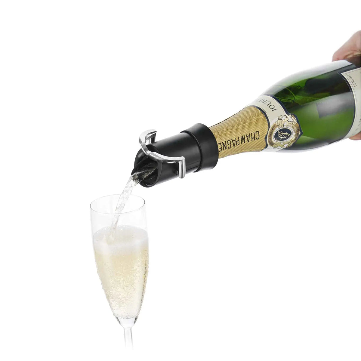 Vacu Vin samppanjakorkki musta - Laatukaluste