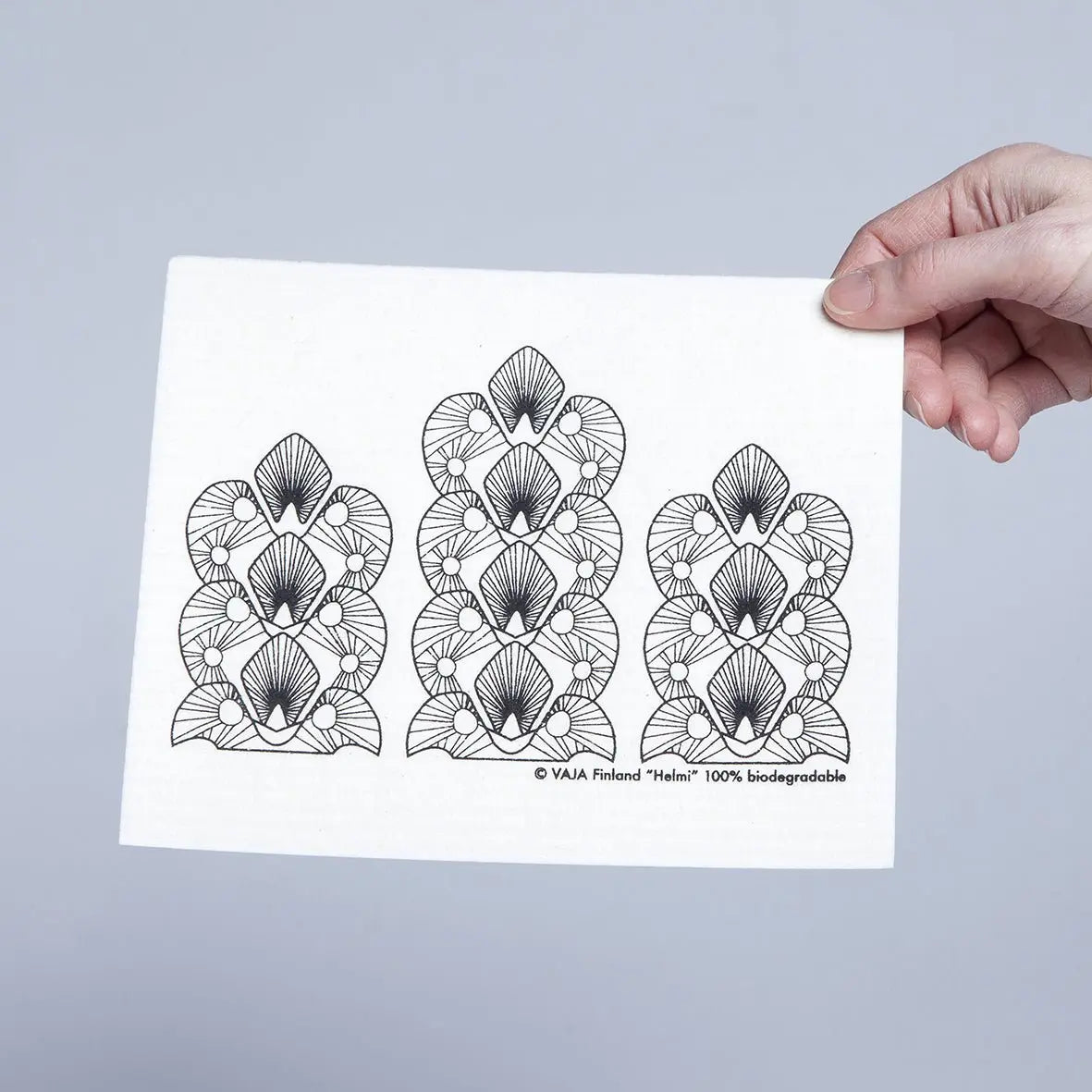 Vaja Finland tiskirätti Helmi musta - Laatukaluste