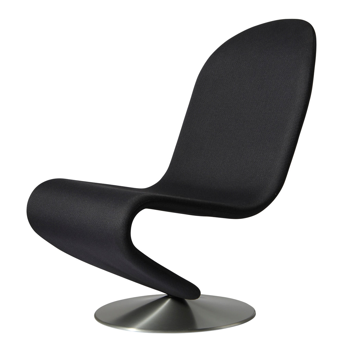 Verpan System 123 lounge standard musta - Laatukaluste