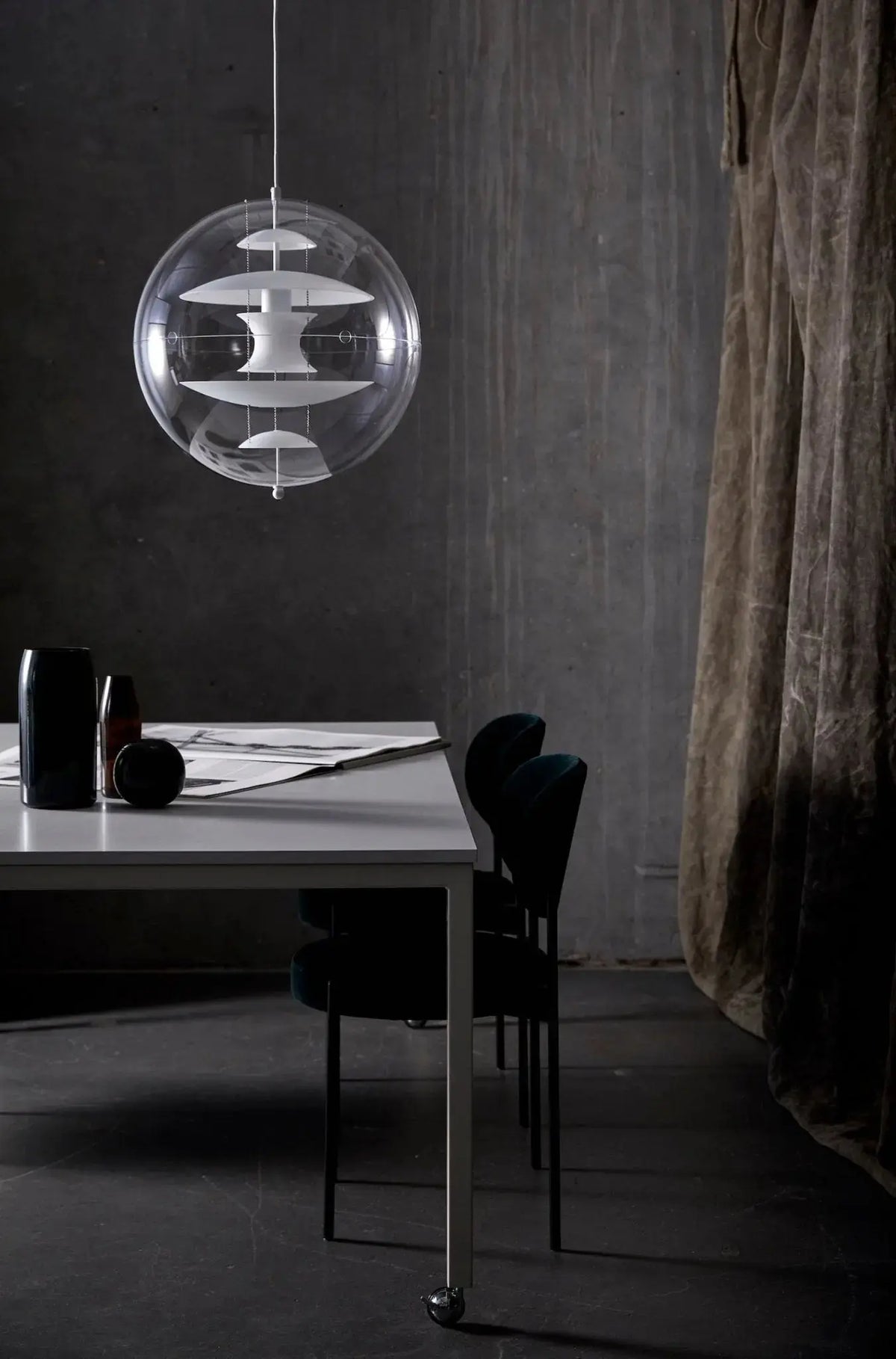 Verpan VP Globe lasi 40 valaisin valkoinen - Laatukaluste