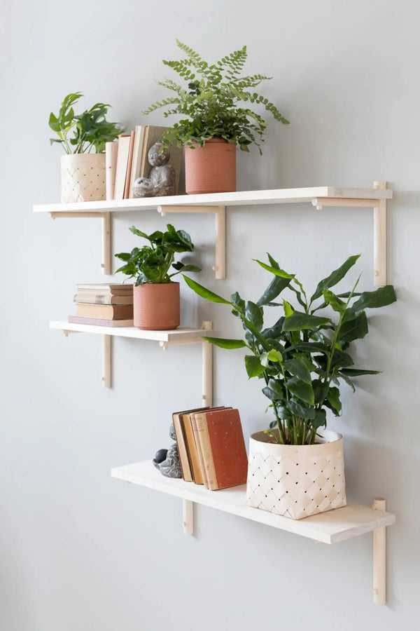 Verso Design Tikas seinähylly 80x24 koivu - Laatukaluste