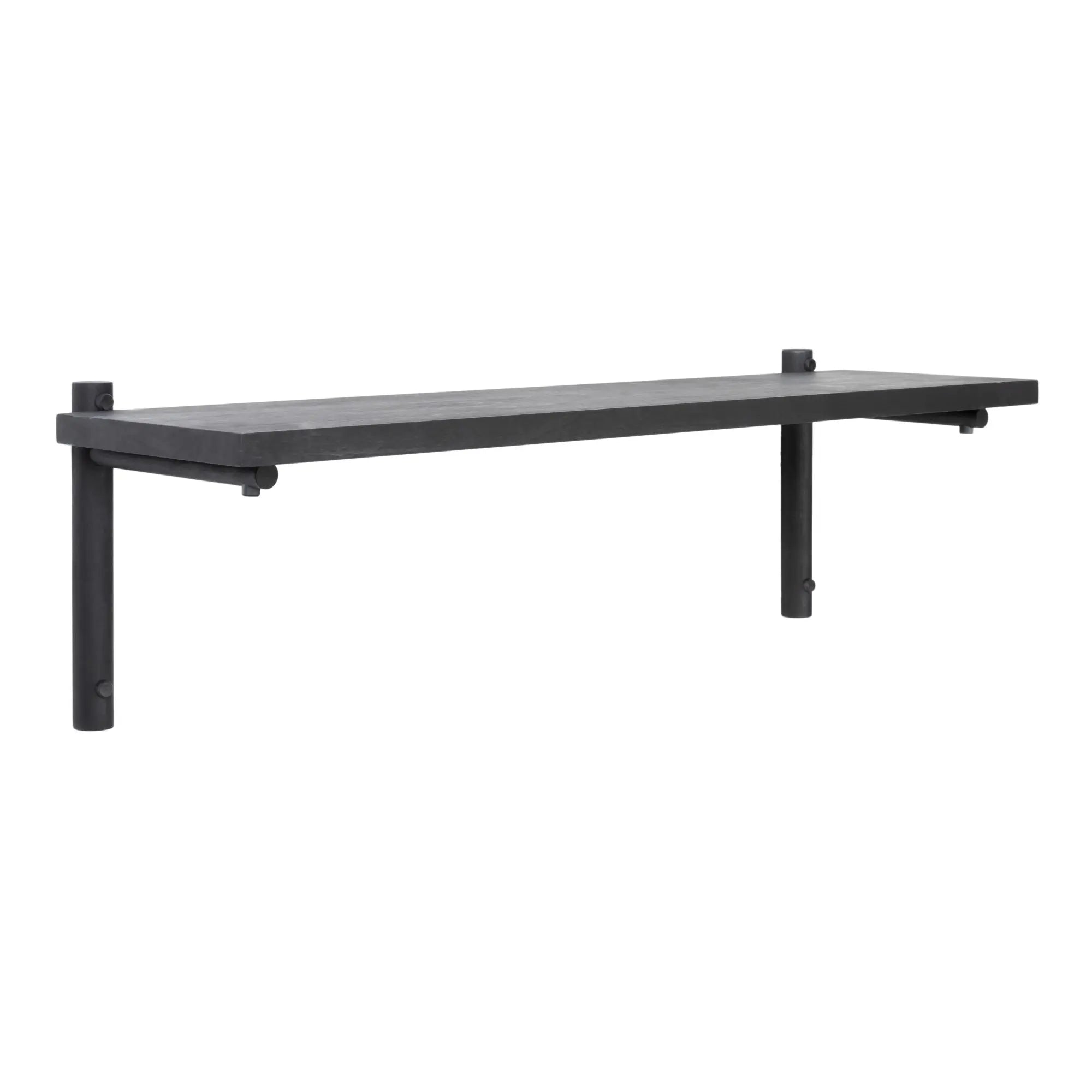 Verso Design Tikas seinähylly 80x24 musta - Laatukaluste