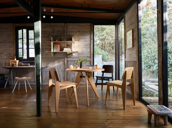 Vitra Chaise Tout Bois tuoli tammi - Laatukaluste