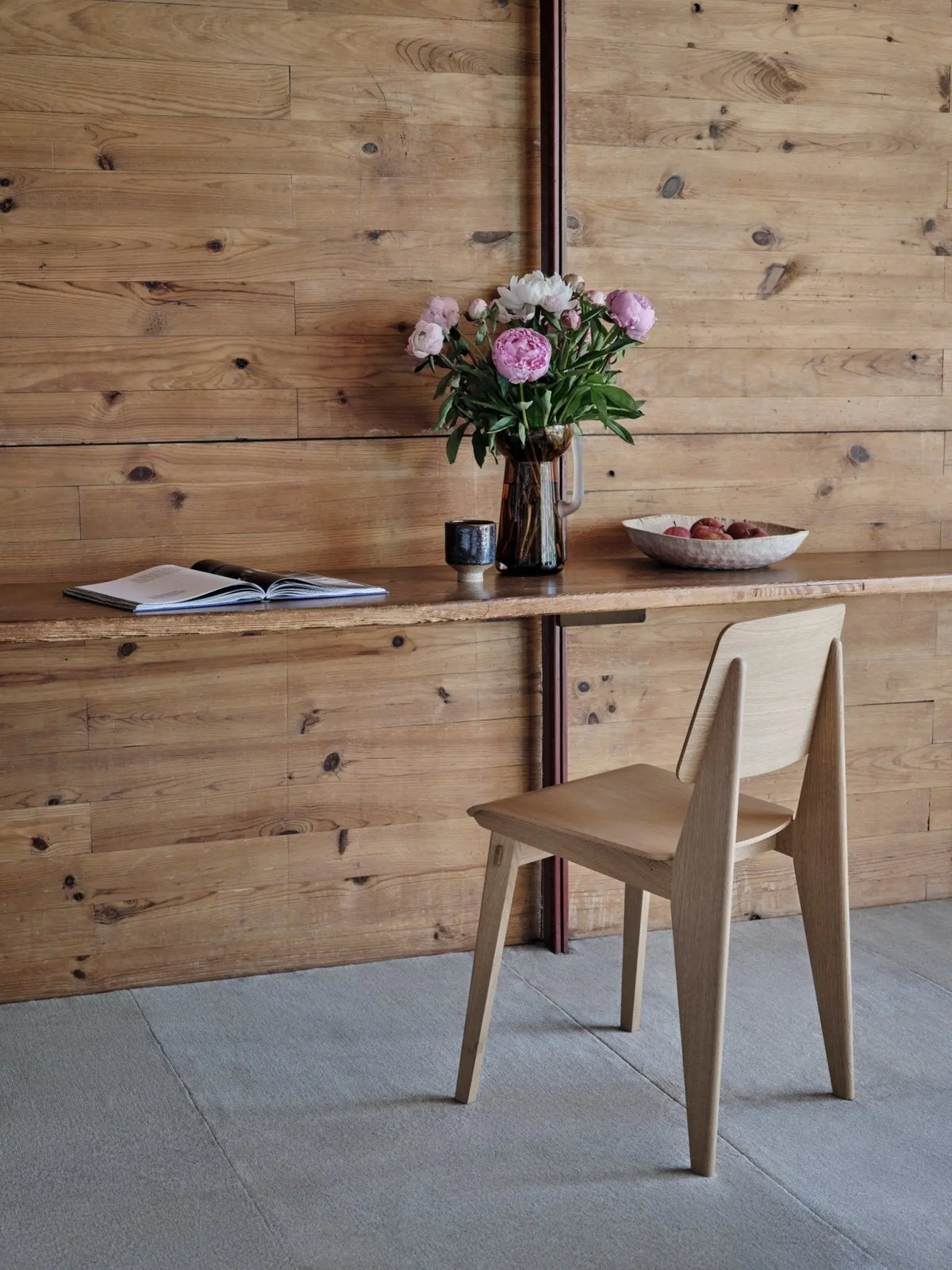 Vitra Chaise Tout Bois tuoli tammi - Laatukaluste