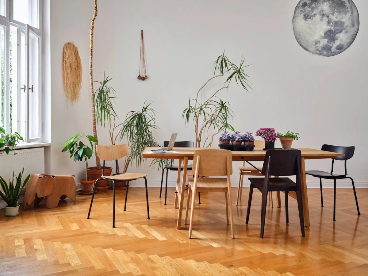 Vitra Chaise Tout Bois tuoli tammi - Laatukaluste