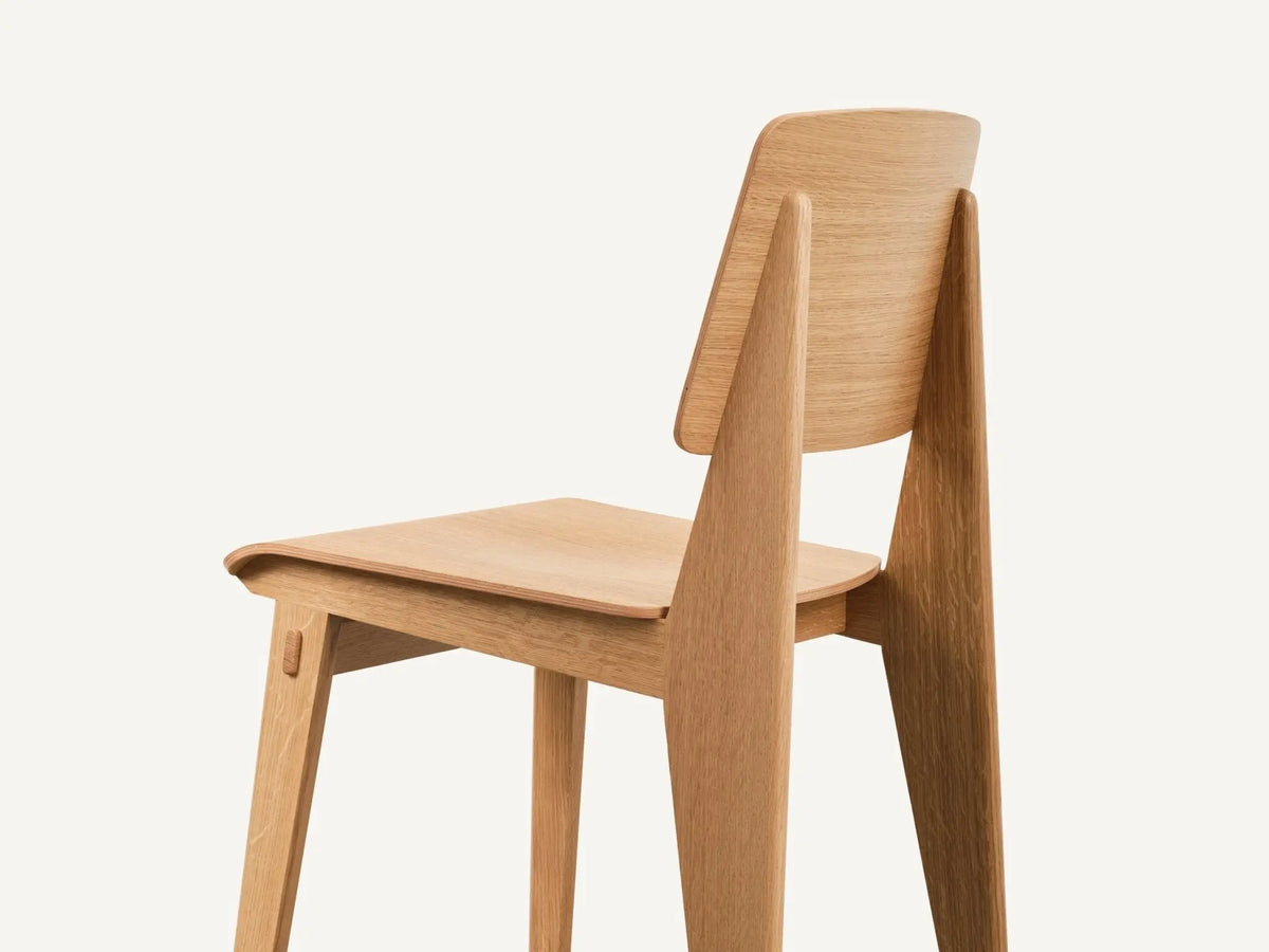 Vitra Chaise Tout Bois tuoli tammi - Laatukaluste
