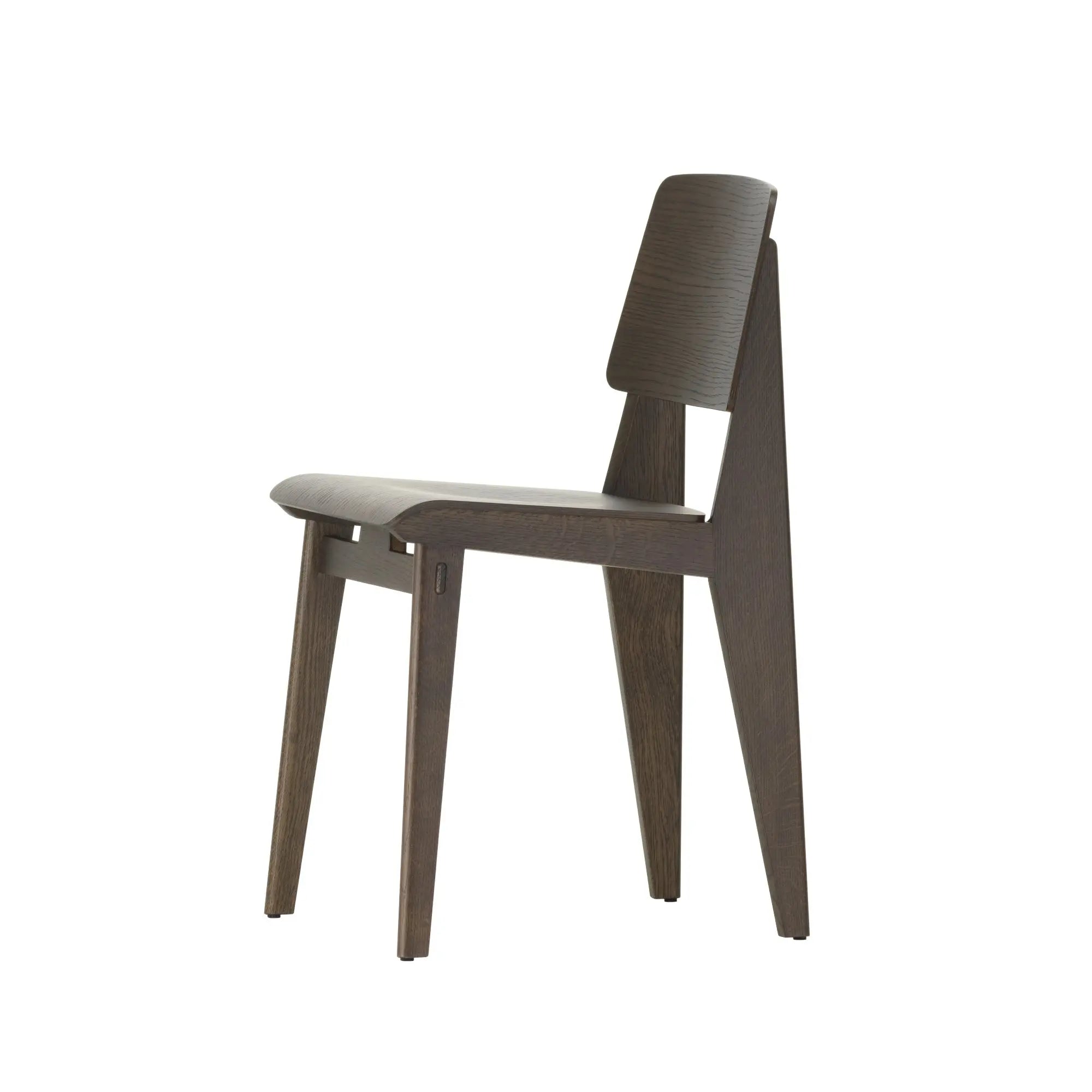 Vitra Chaise Tout Bois tuoli tumma tammi - Laatukaluste